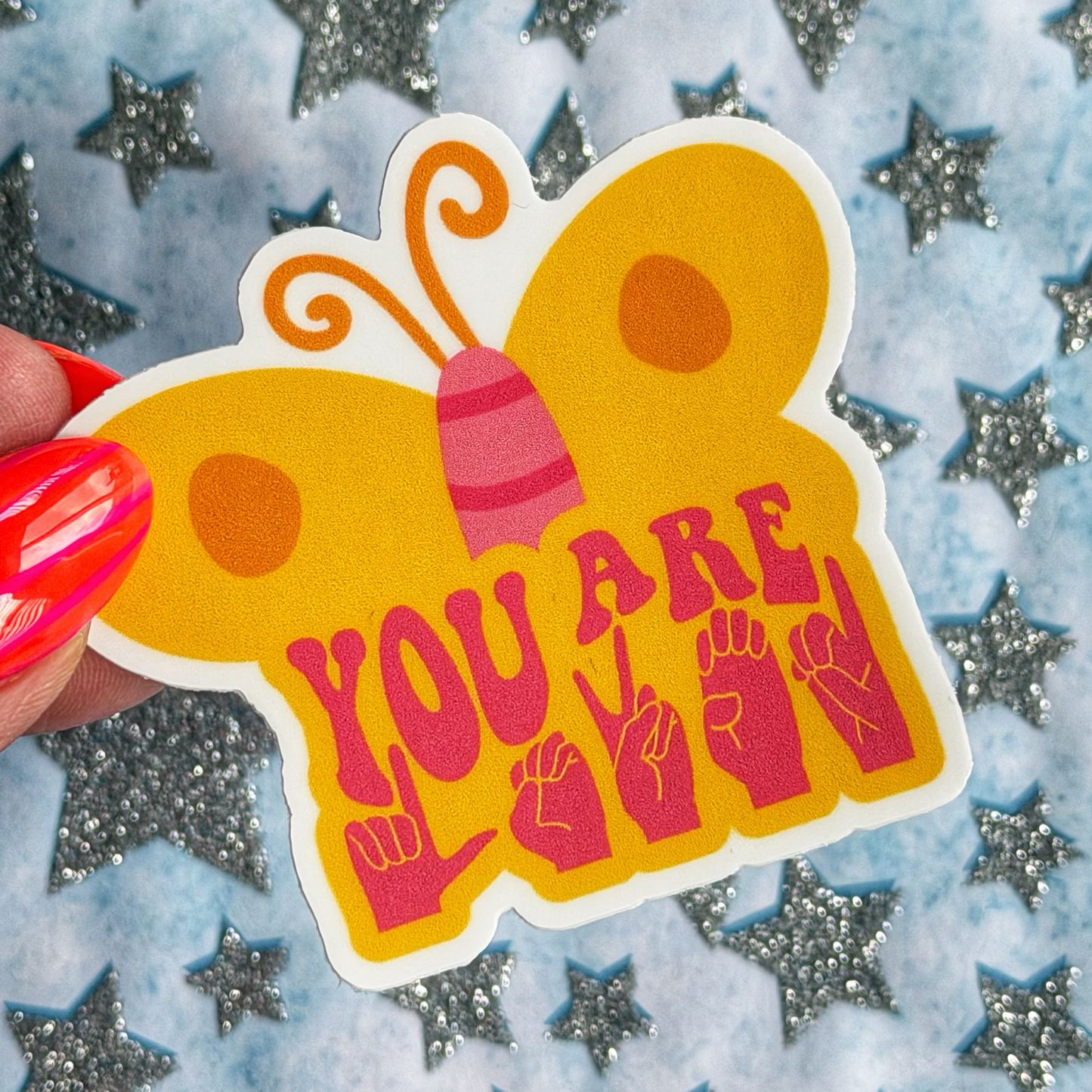 You Are Loved ILY Sticker