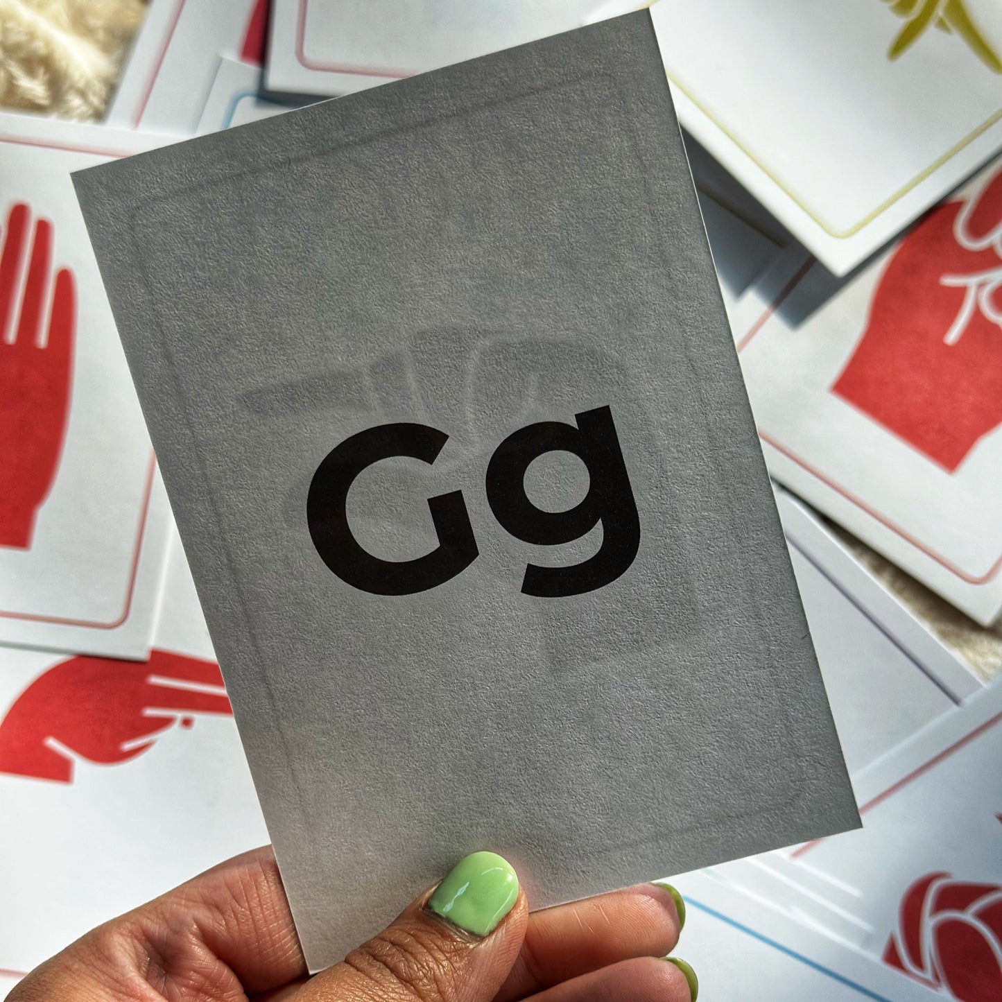 ASL Alphabet Flashcards