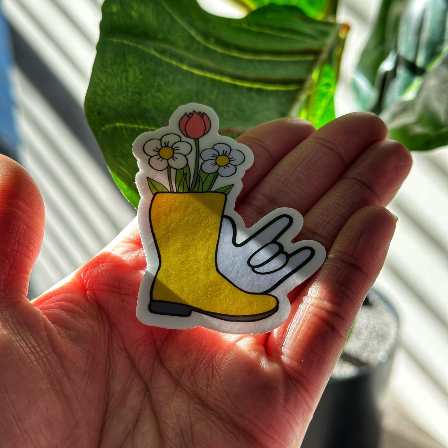 Rainboot ILY Vibes Sticker