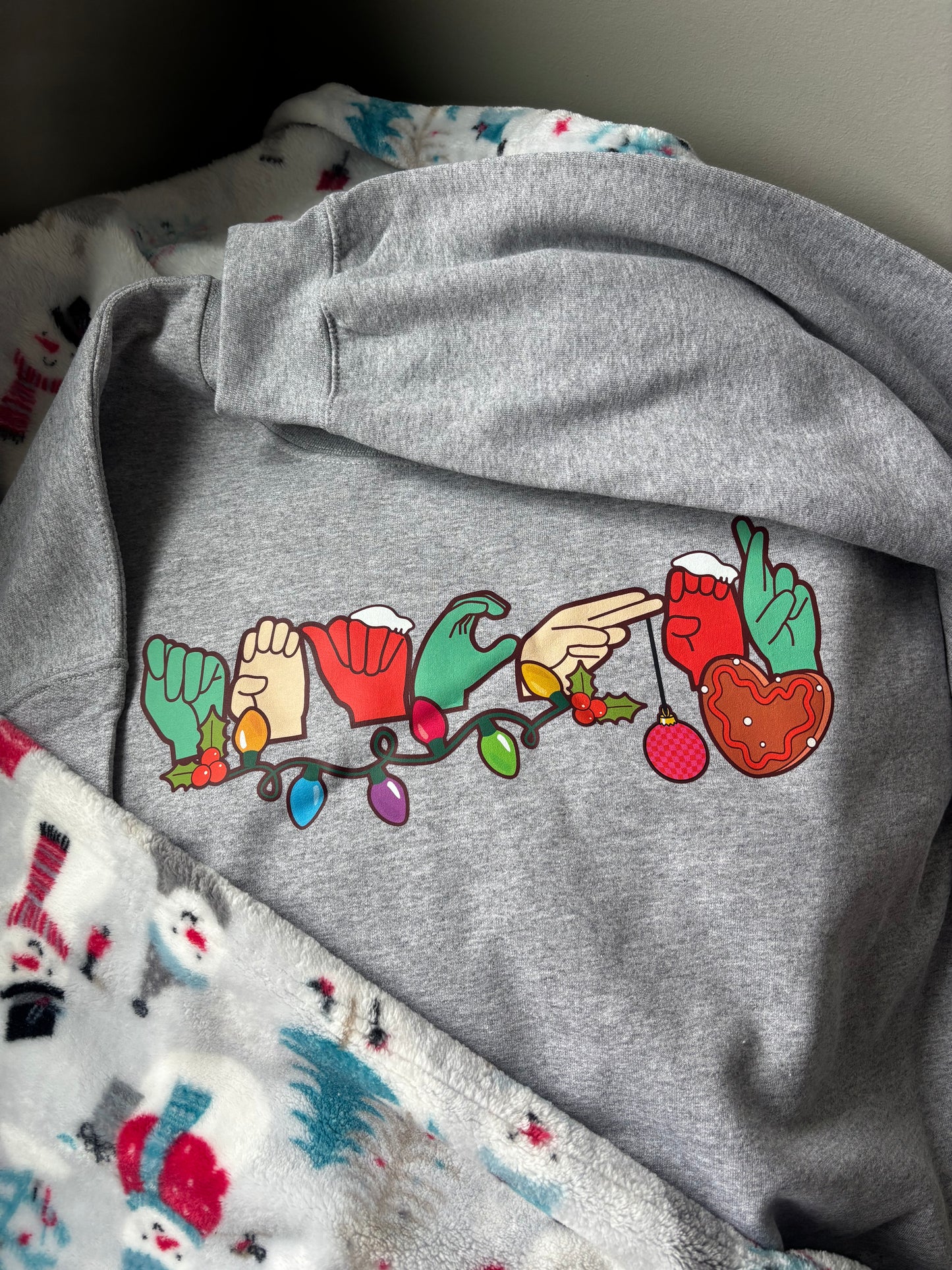 Christmas Teacher - XL Sport Grey Crewneck