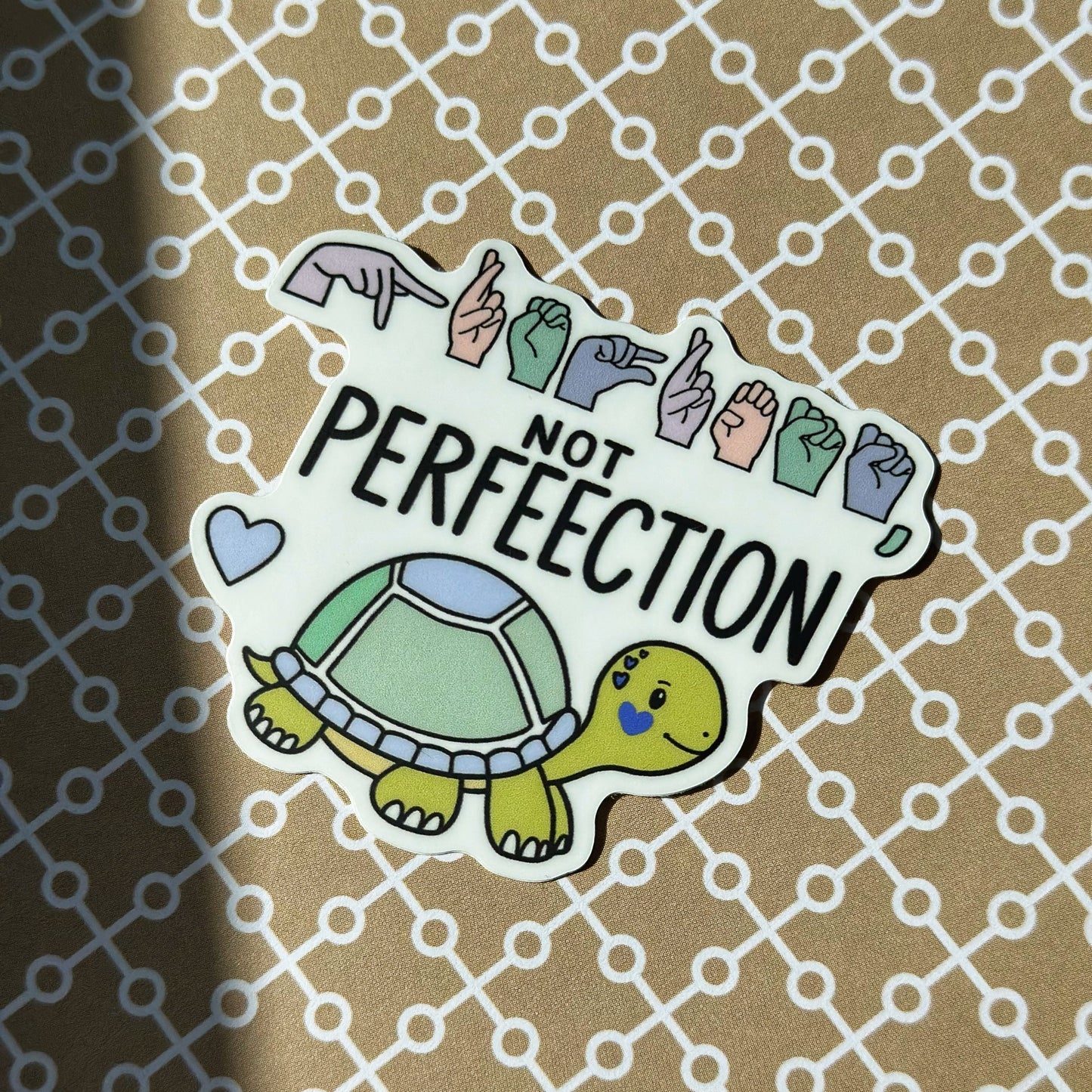 Progress Not Perfection Sticker