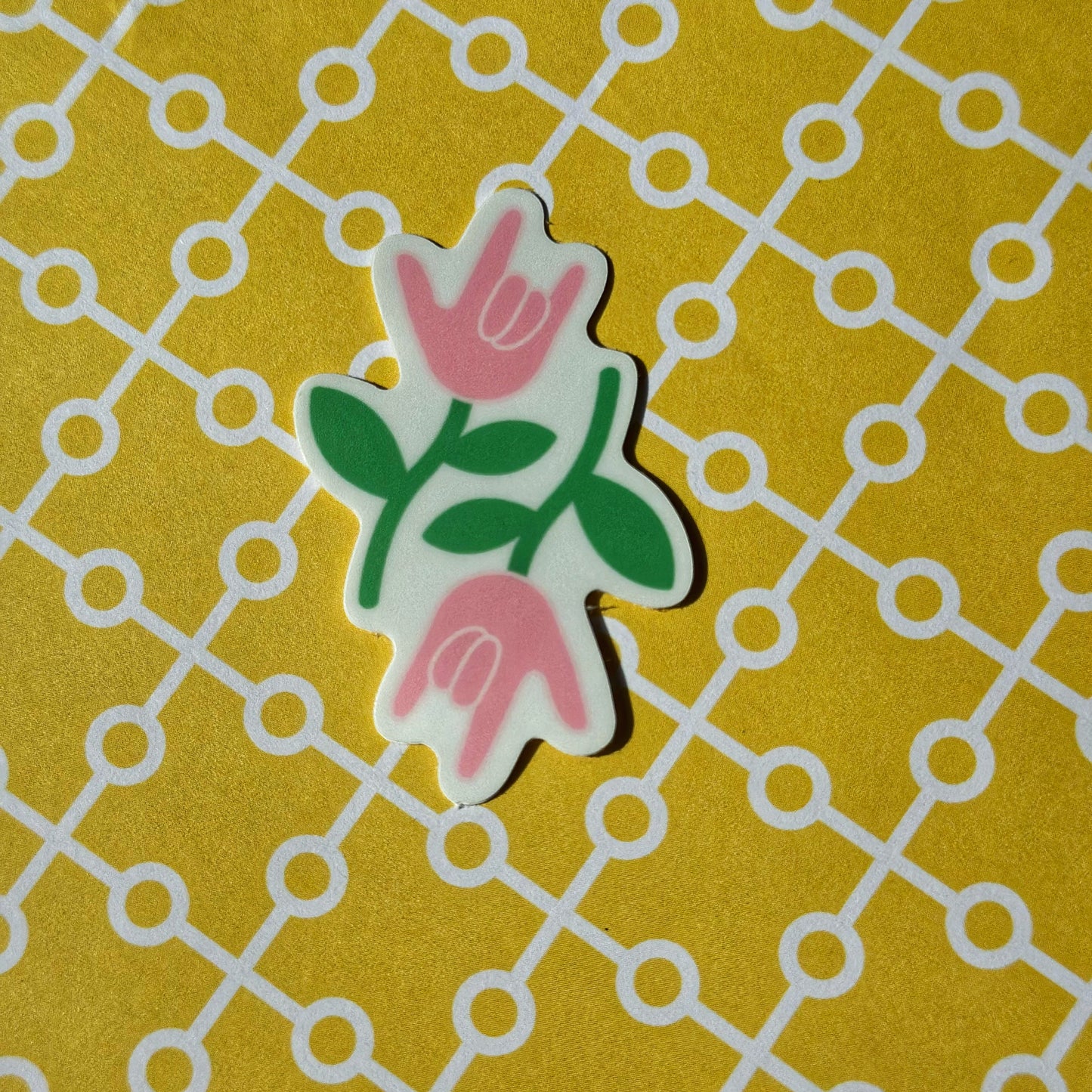 Flower ILY Sticker