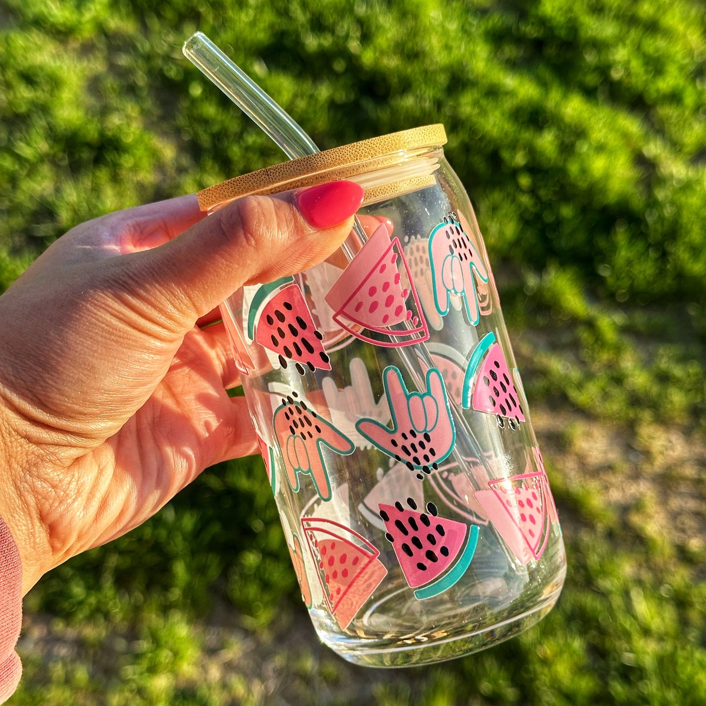 ILY Watermelon Beer Can
