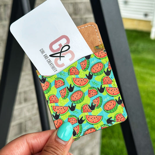 Summer Watermelon ILY Card Holder