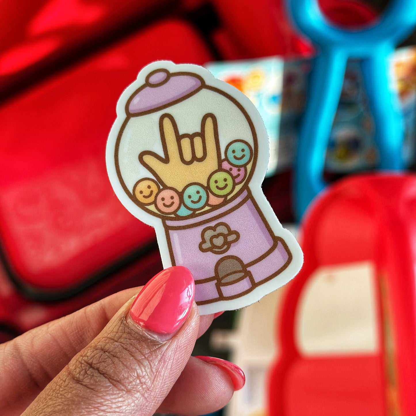 Candy Vending ILY Sticker