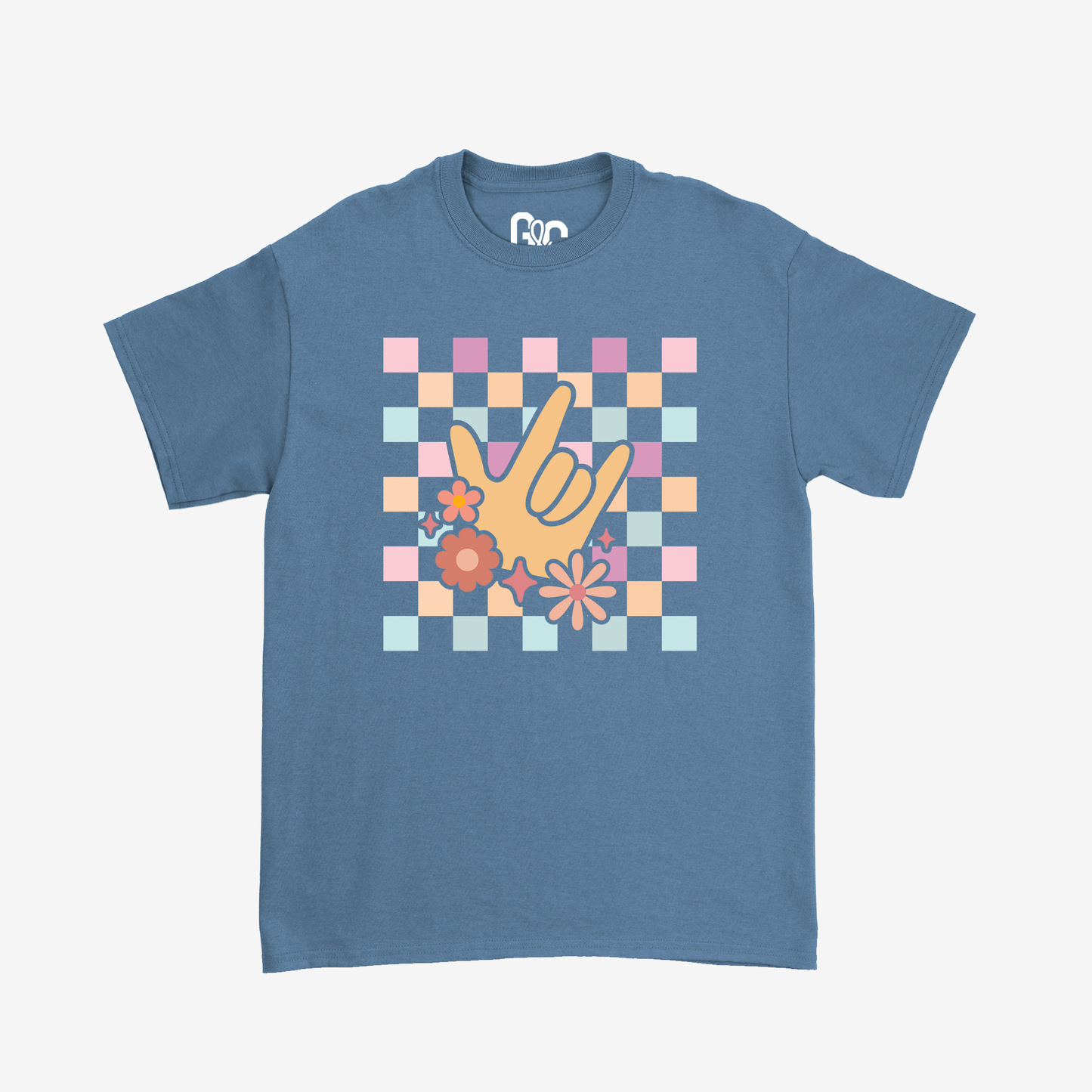 Girl Checkered & ILY Youth Tee