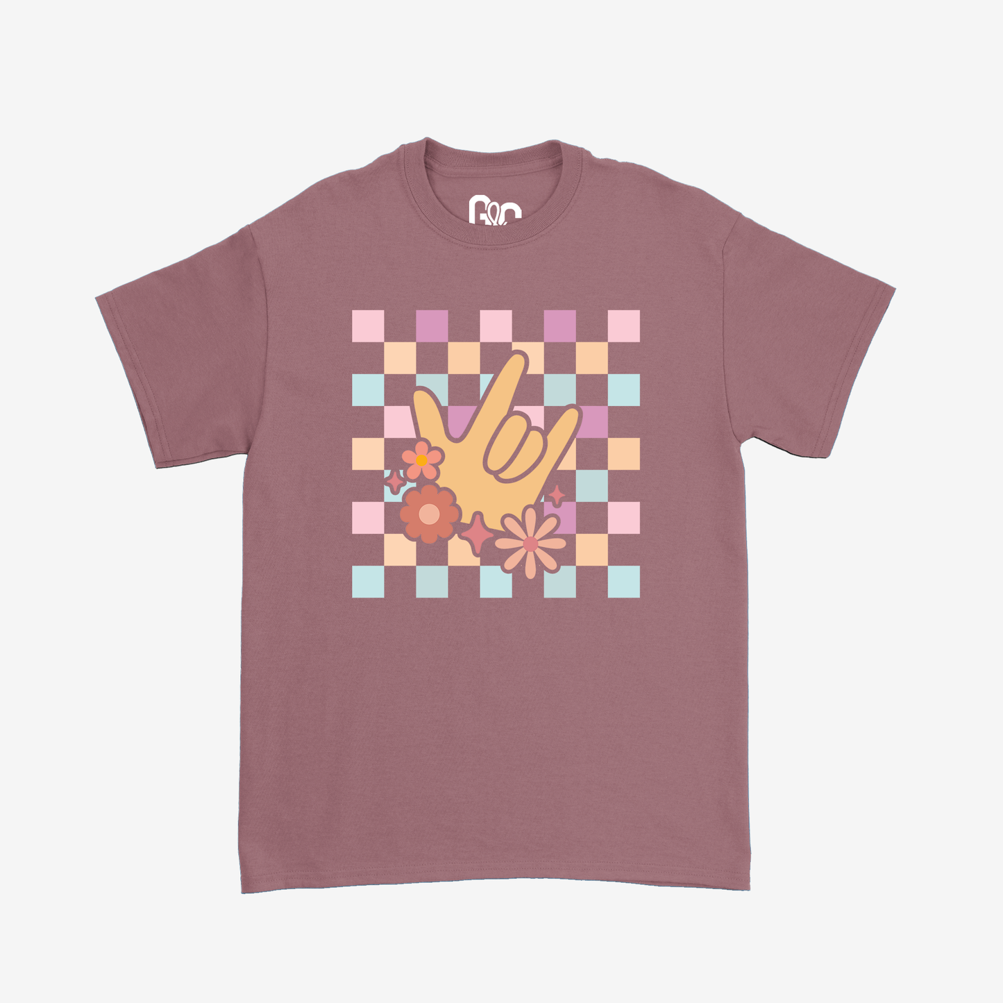 Girl Checkered & ILY Youth Tee