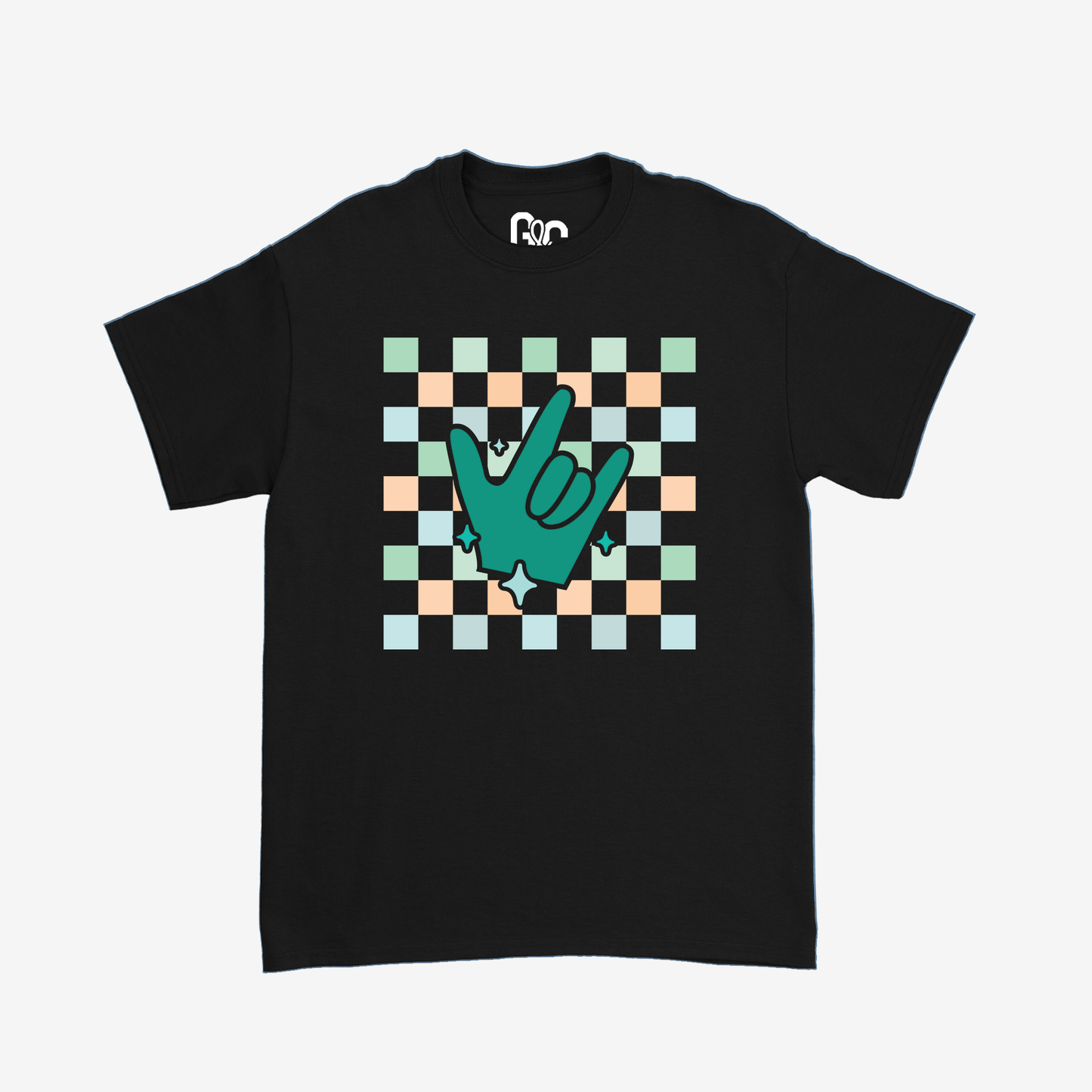Boy Checkered & ILY Youth Tee