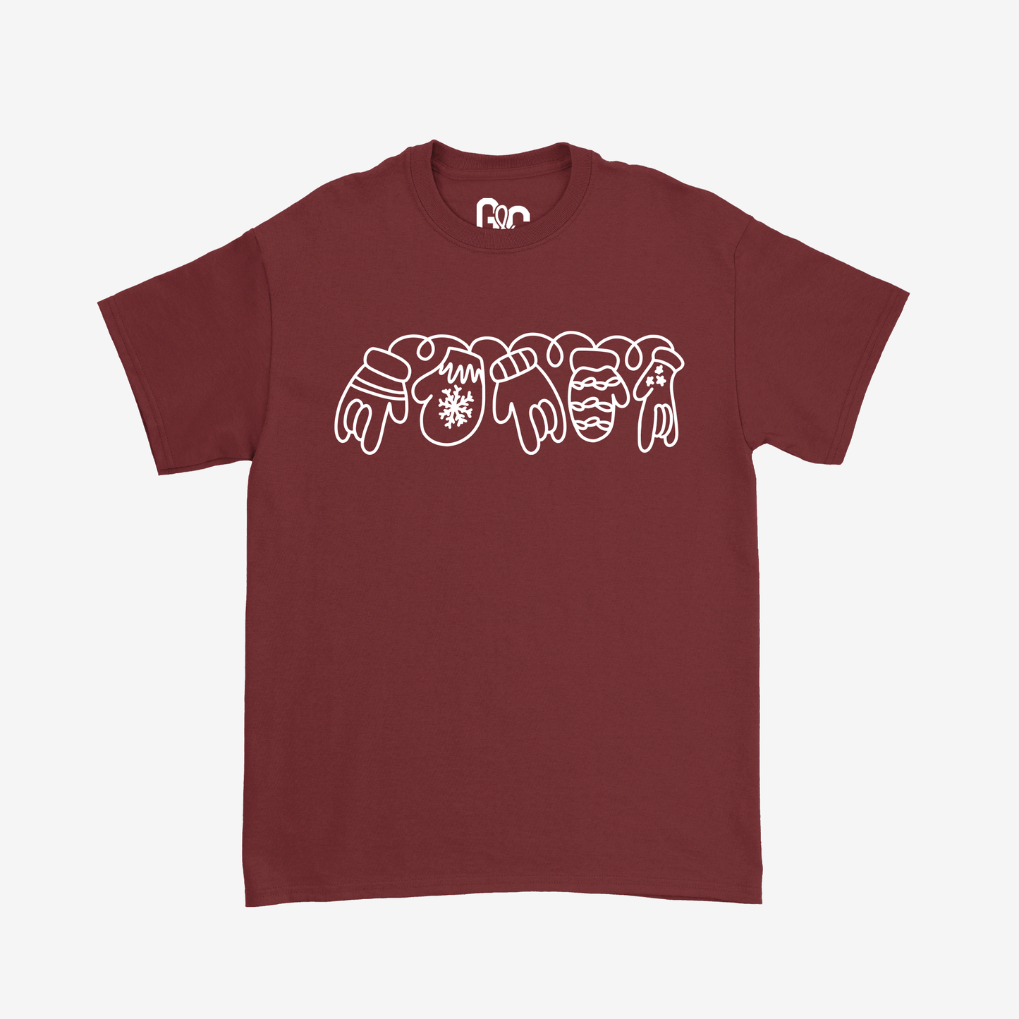 Christmas Mittens ILY Tee