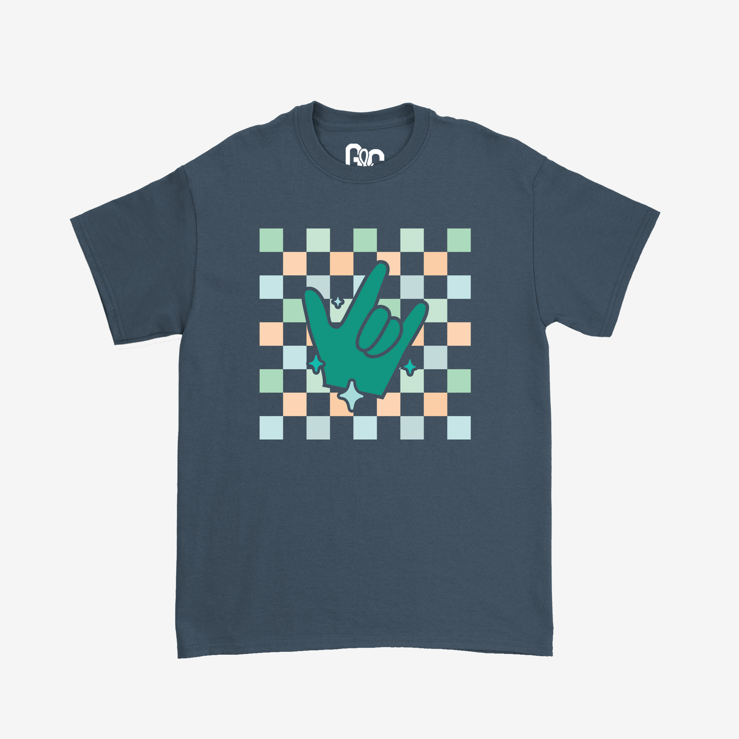 Boy Checkered & ILY Youth Tee