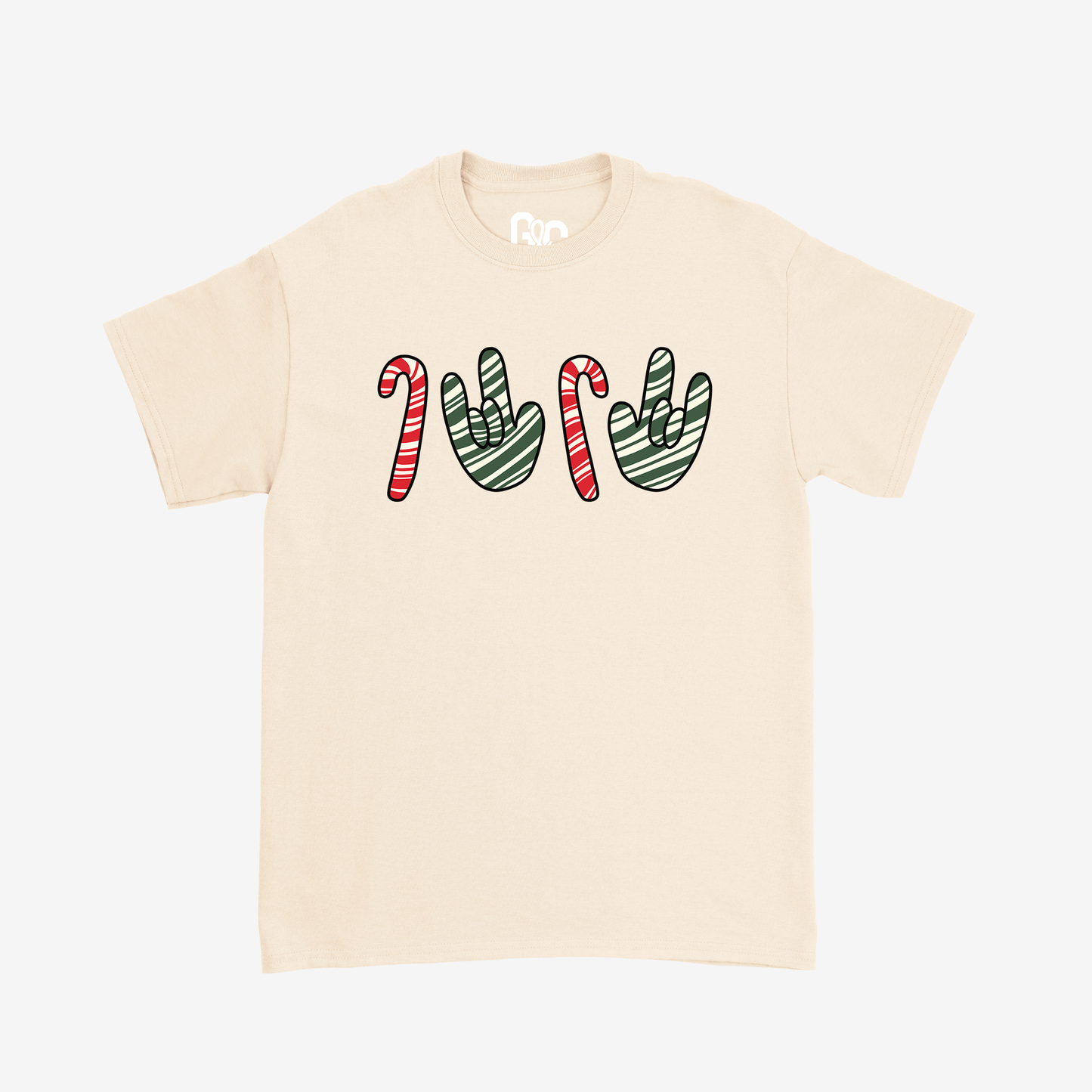 Candy Cane & ILY Tee