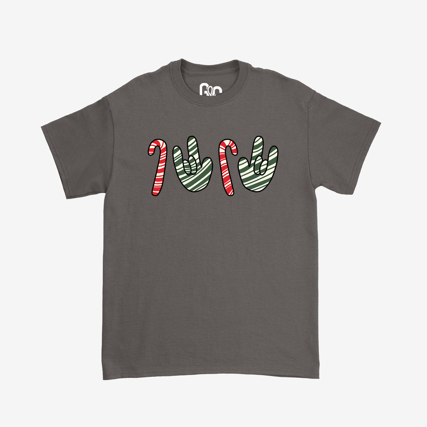 Candy Cane & ILY Tee