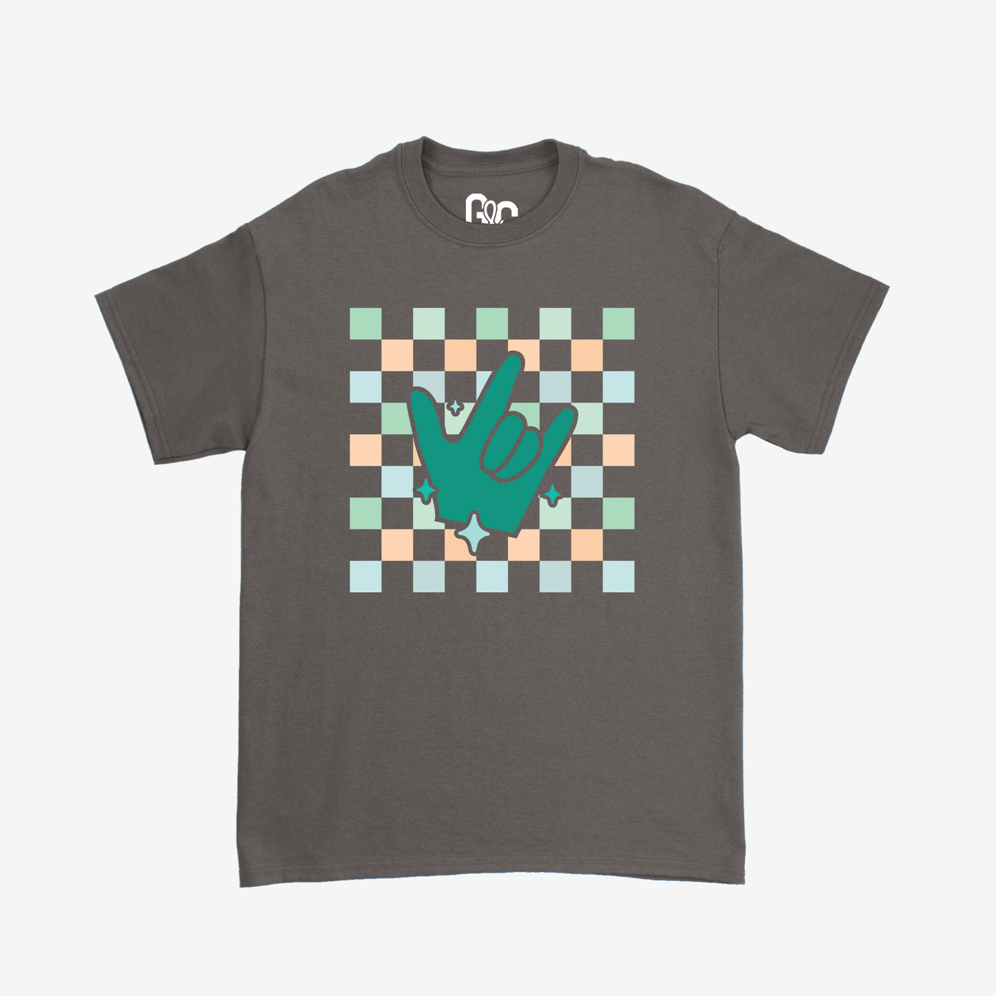 Boy Checkered & ILY Youth Tee