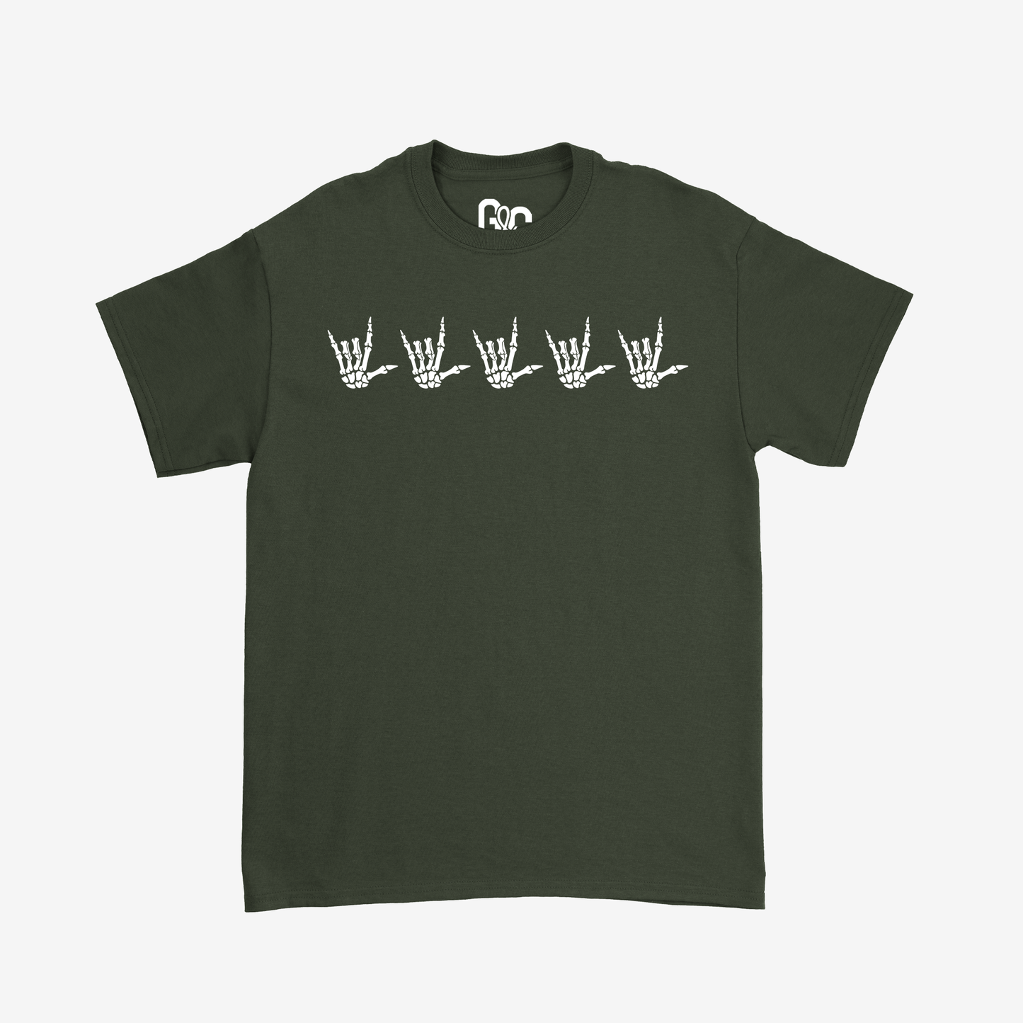 Skeleton ILY Pattern Tee