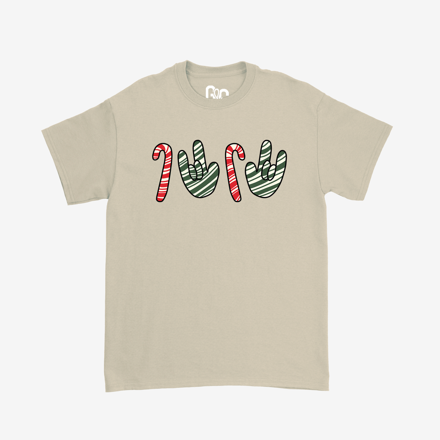 Candy Cane & ILY Tee