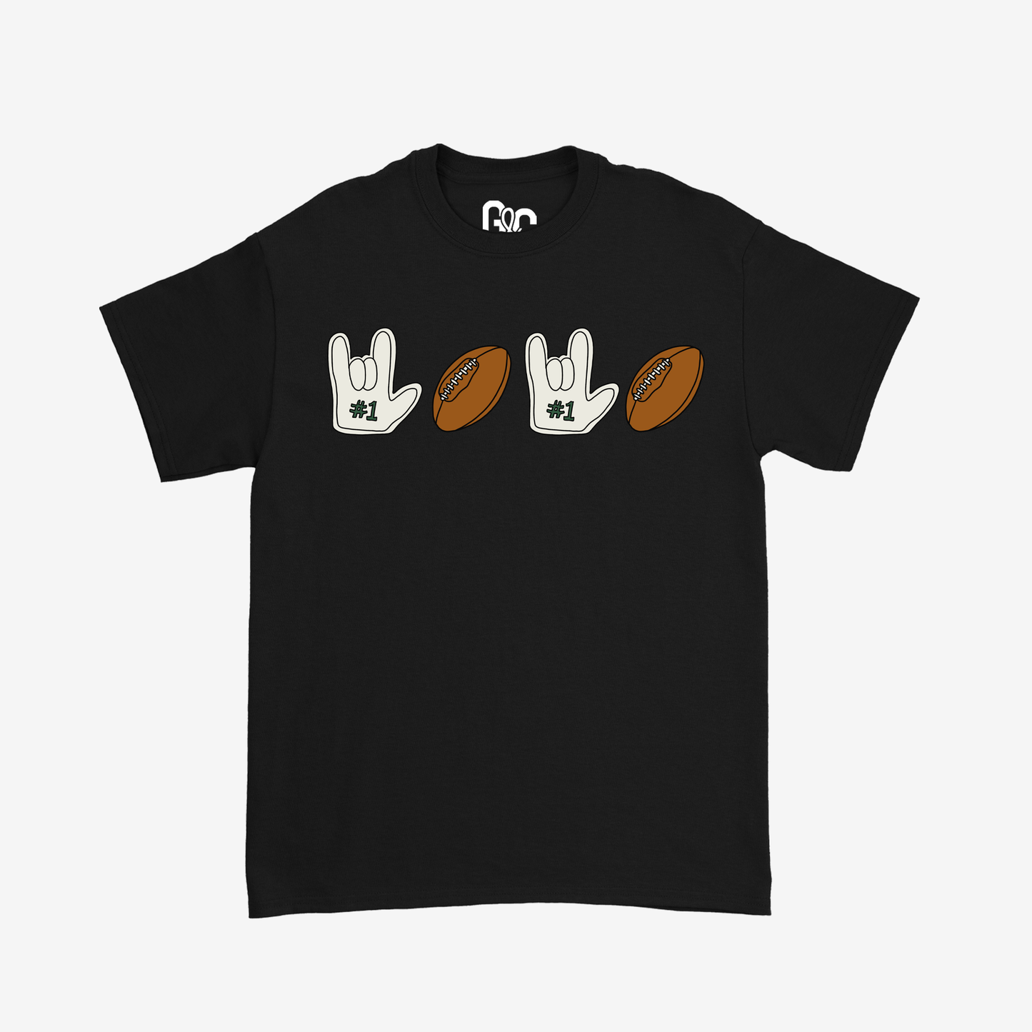 Football & ILY Tee