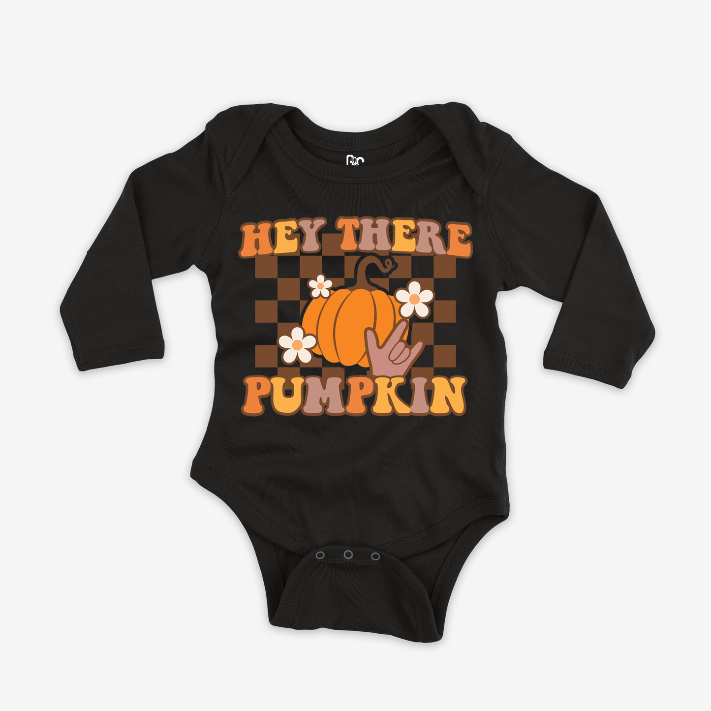 Hey there Pumpkins Onesie Sleeve