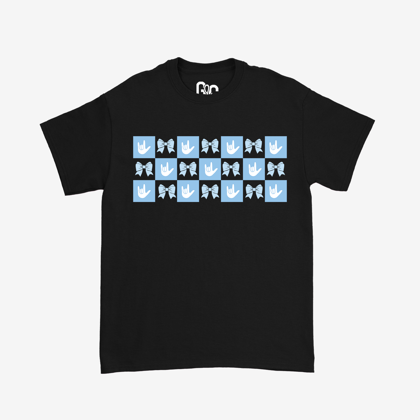 Boy Checkered ILY Coquette Tee
