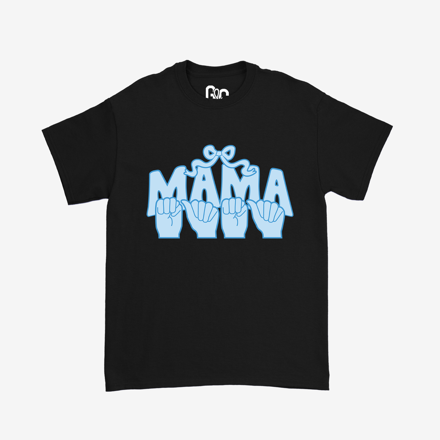 Blue Coquette Mama Tee