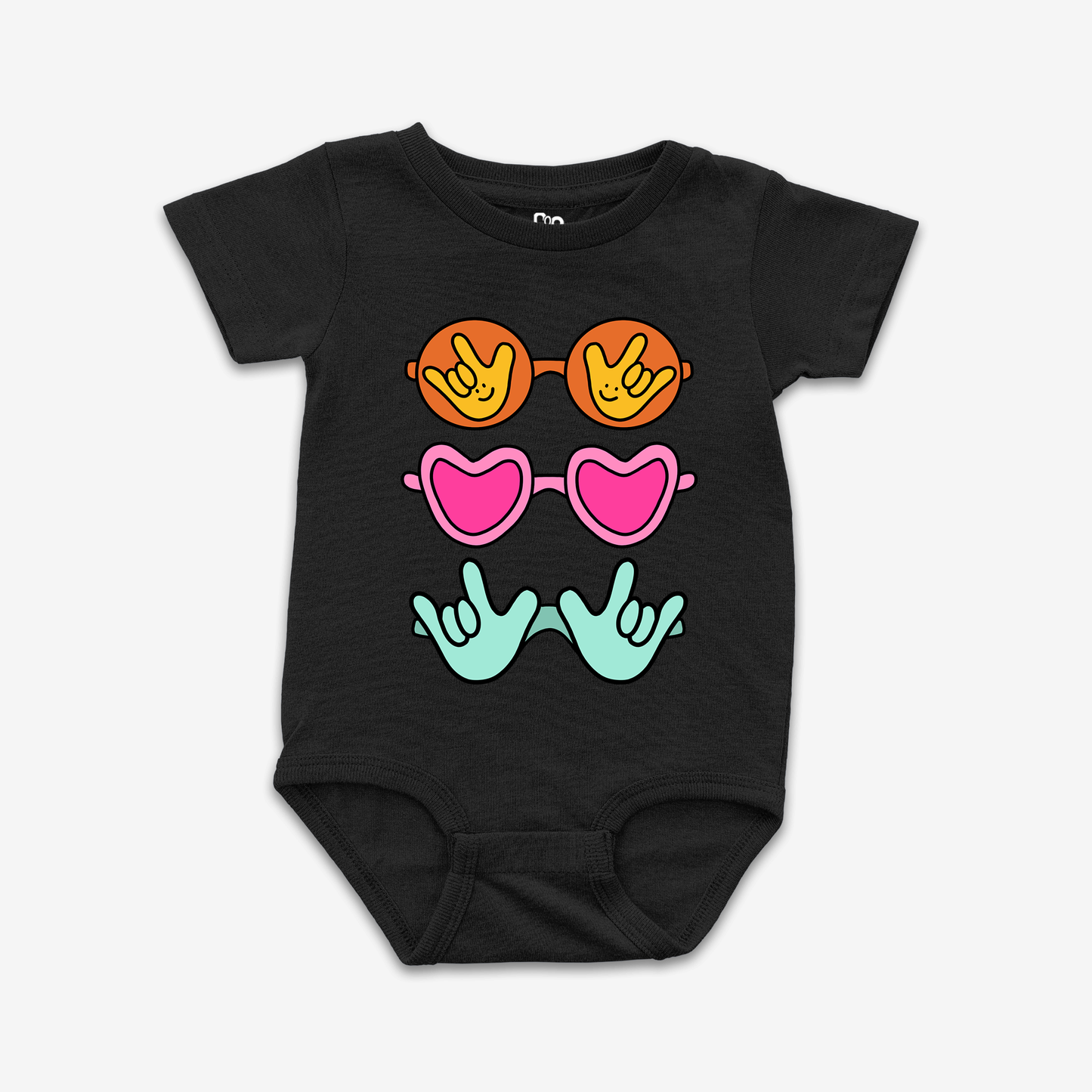 Summer Sunglass ILY Onesie Tee
