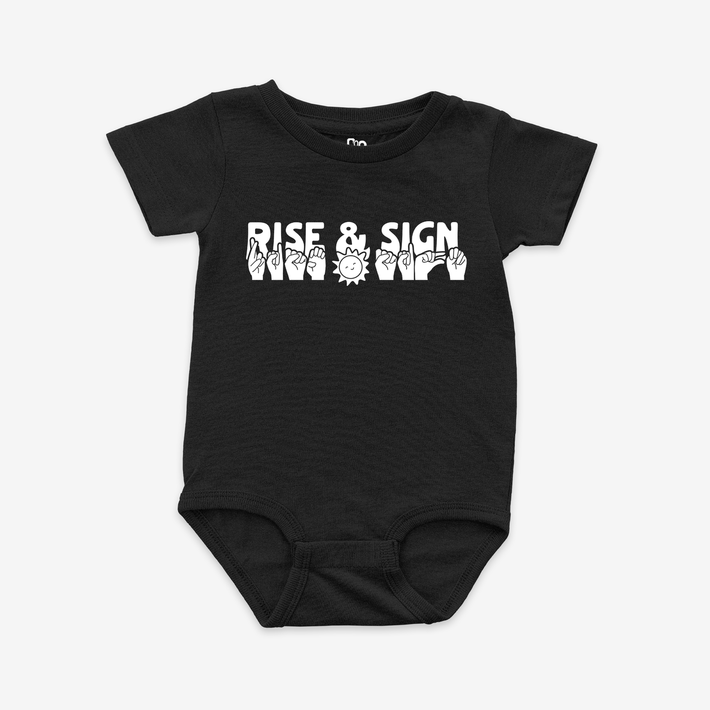 Rise & Sign Onesie Tee