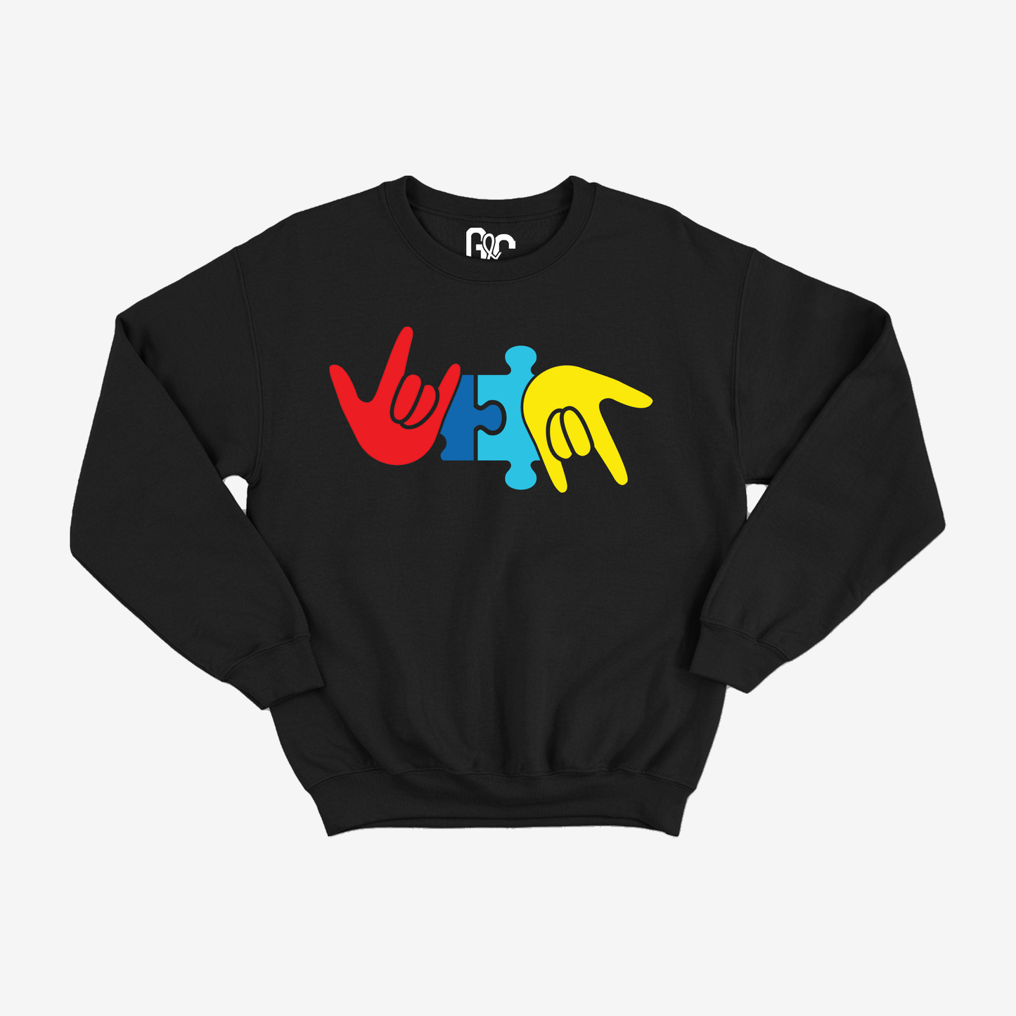 Autism Puzzle ILY Crewneck