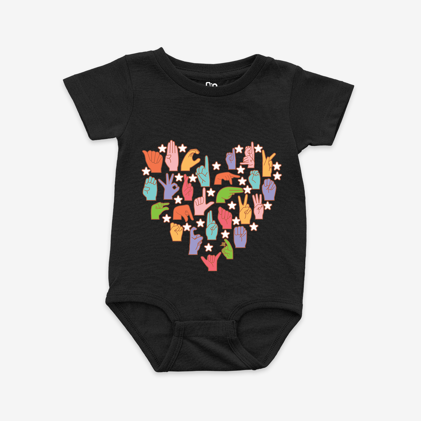 Heart of Alphabet Onesie Tee
