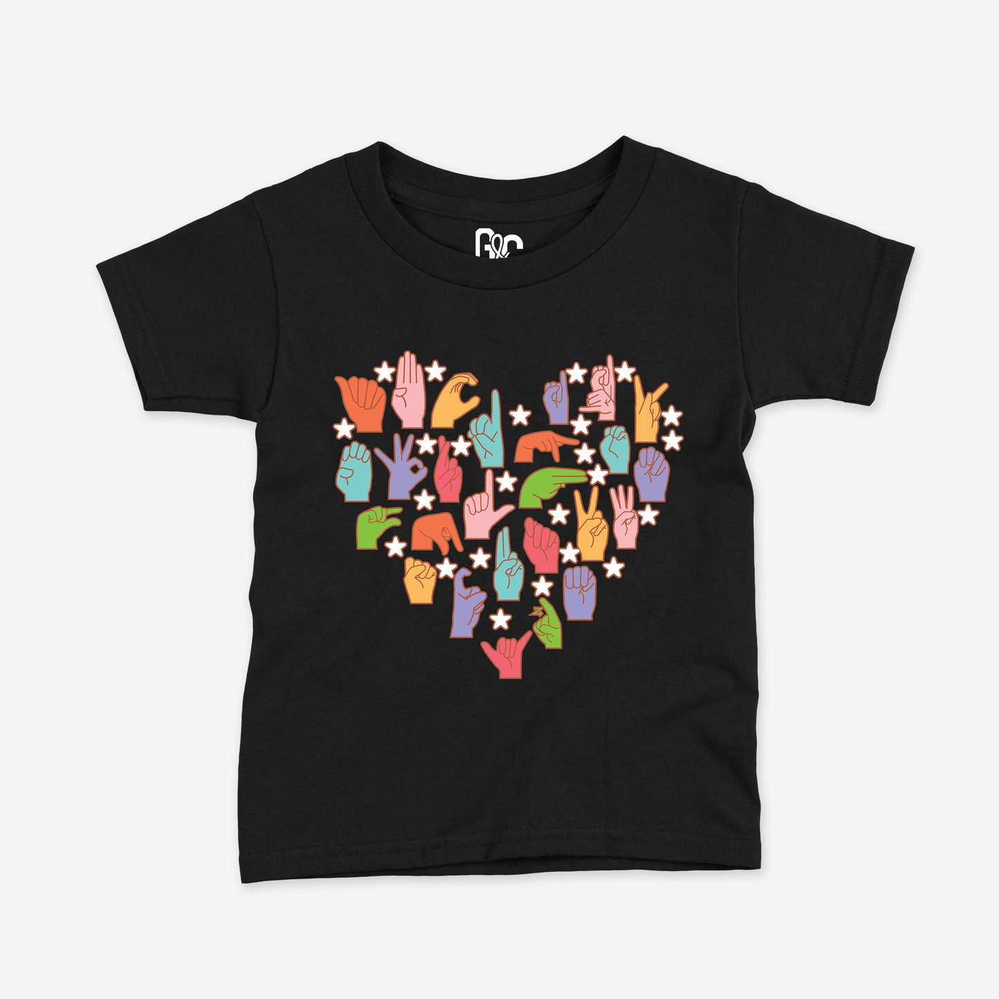 Heart of Alphabet Toddler Tee