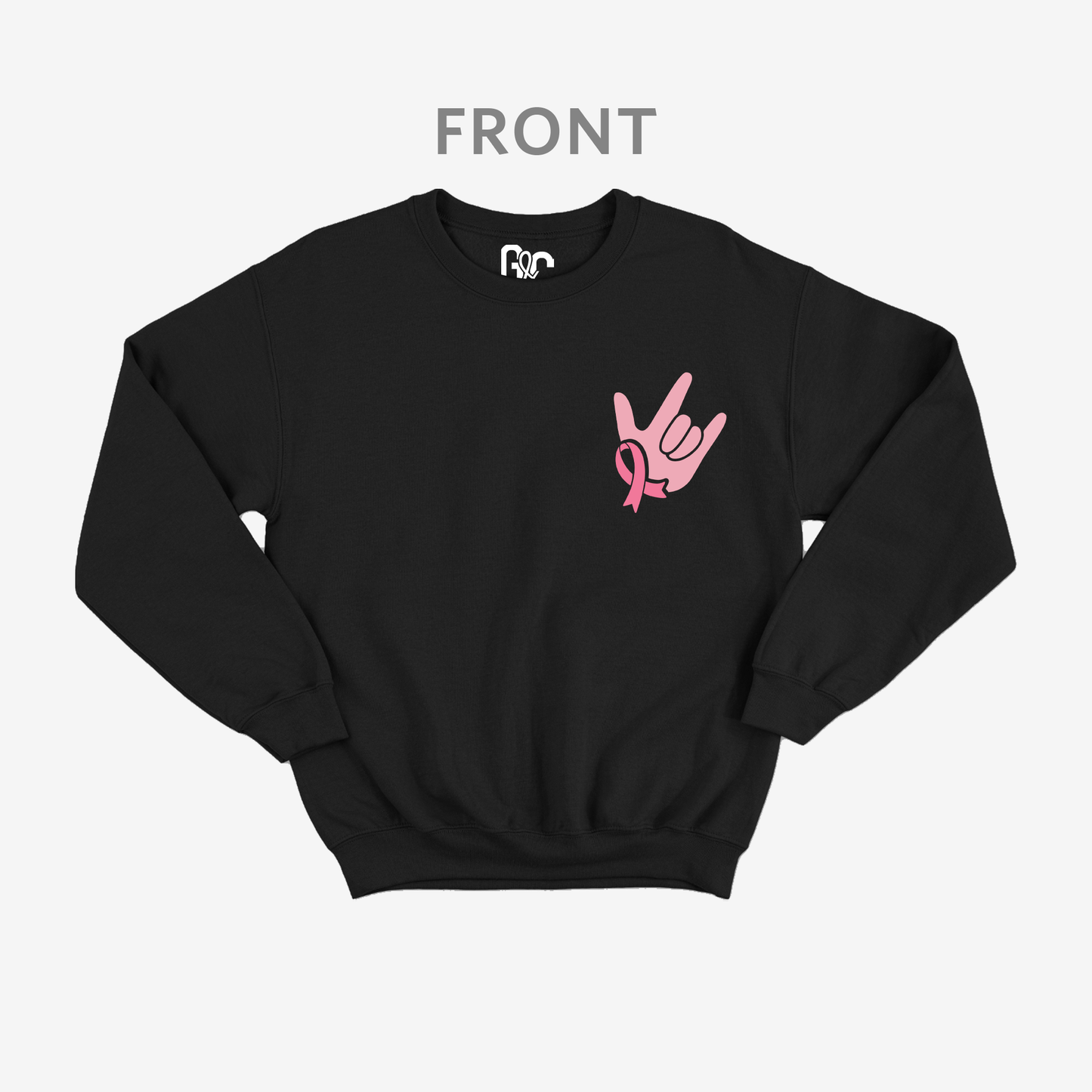 In October we wear pink Crewneck