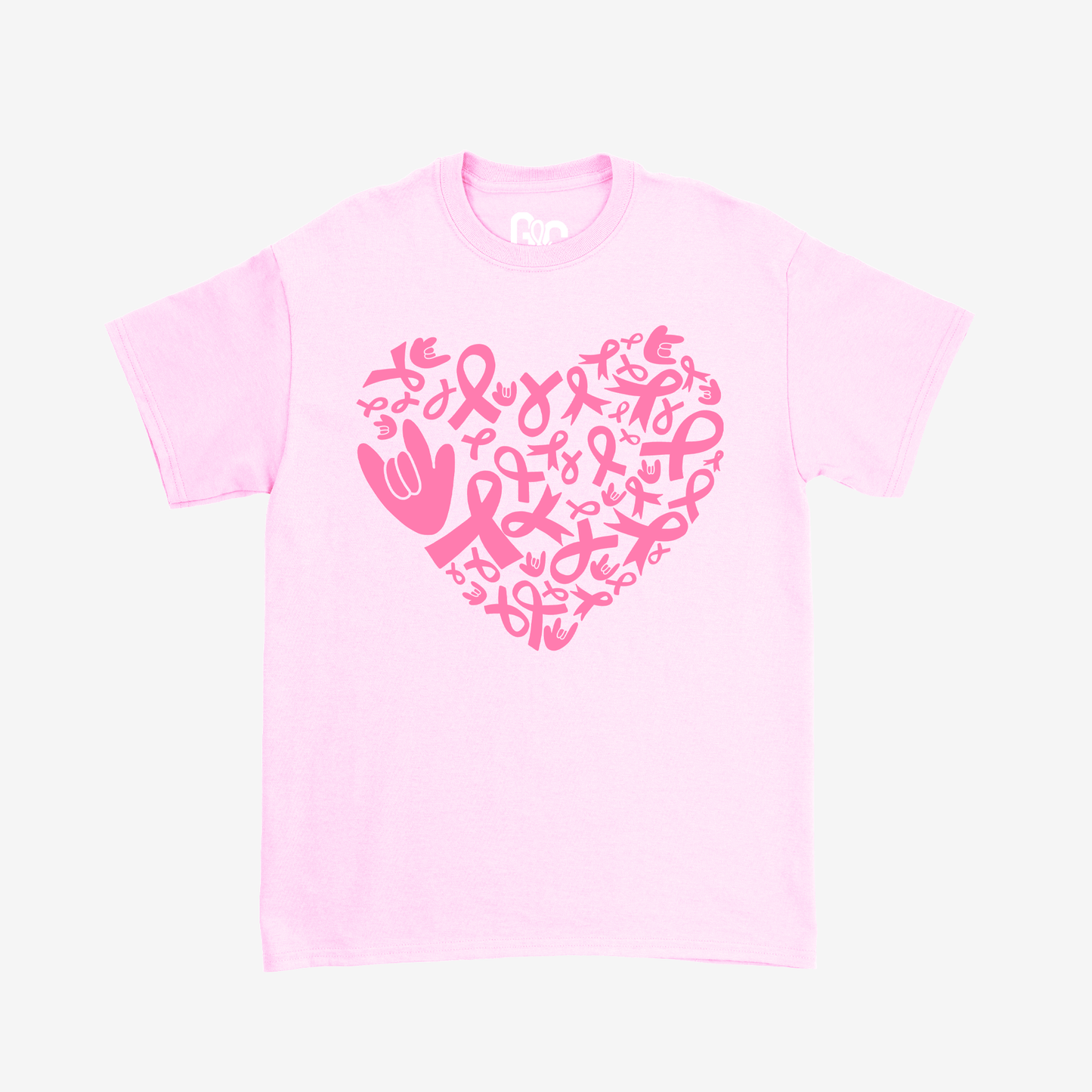 Breast Cancer Heart Tee