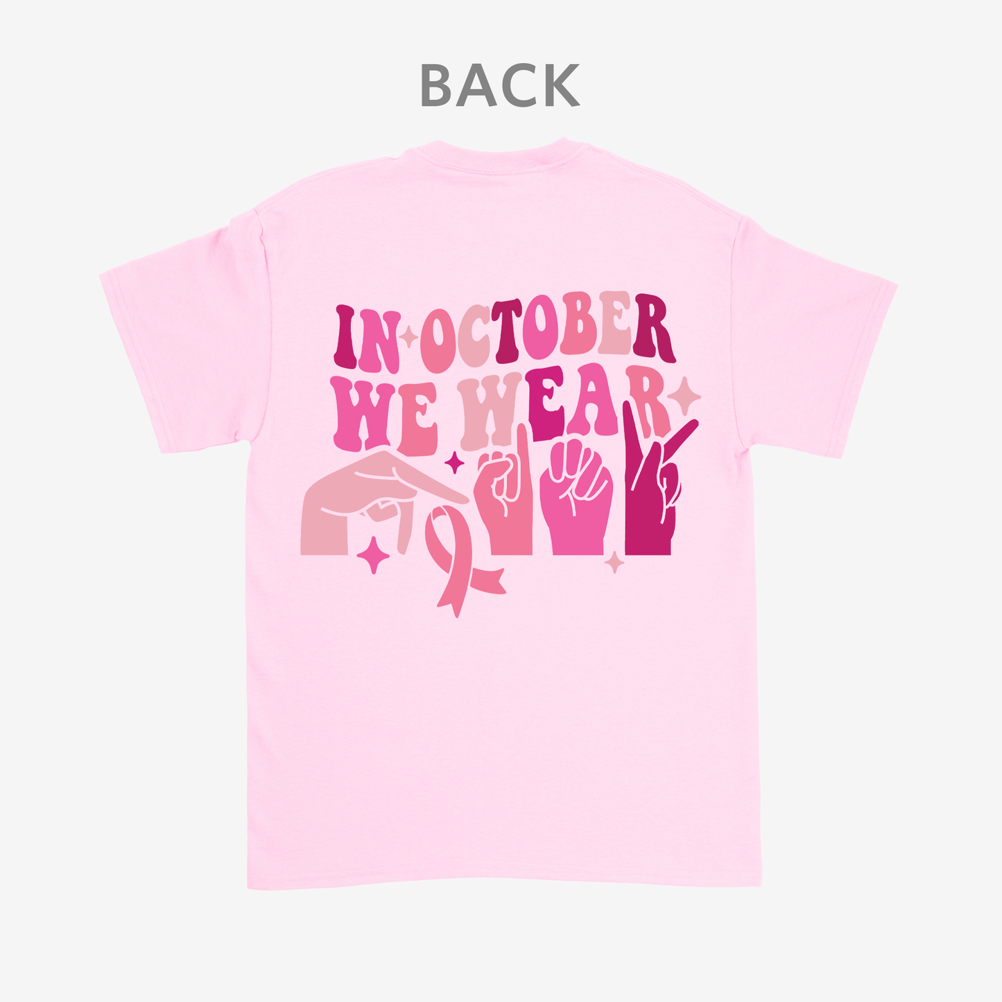 In October we wear pink Tee