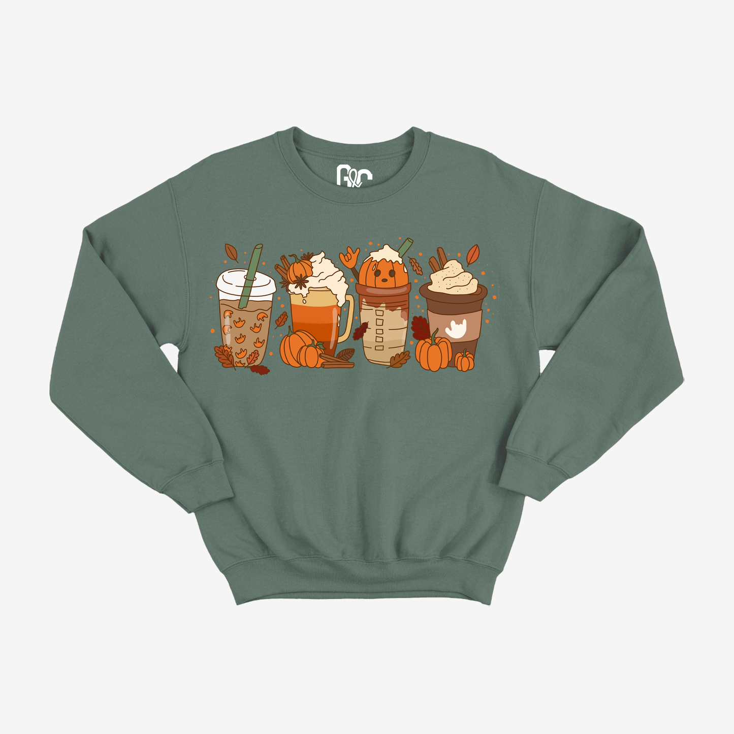 Fall Coffee Latte Crewneck