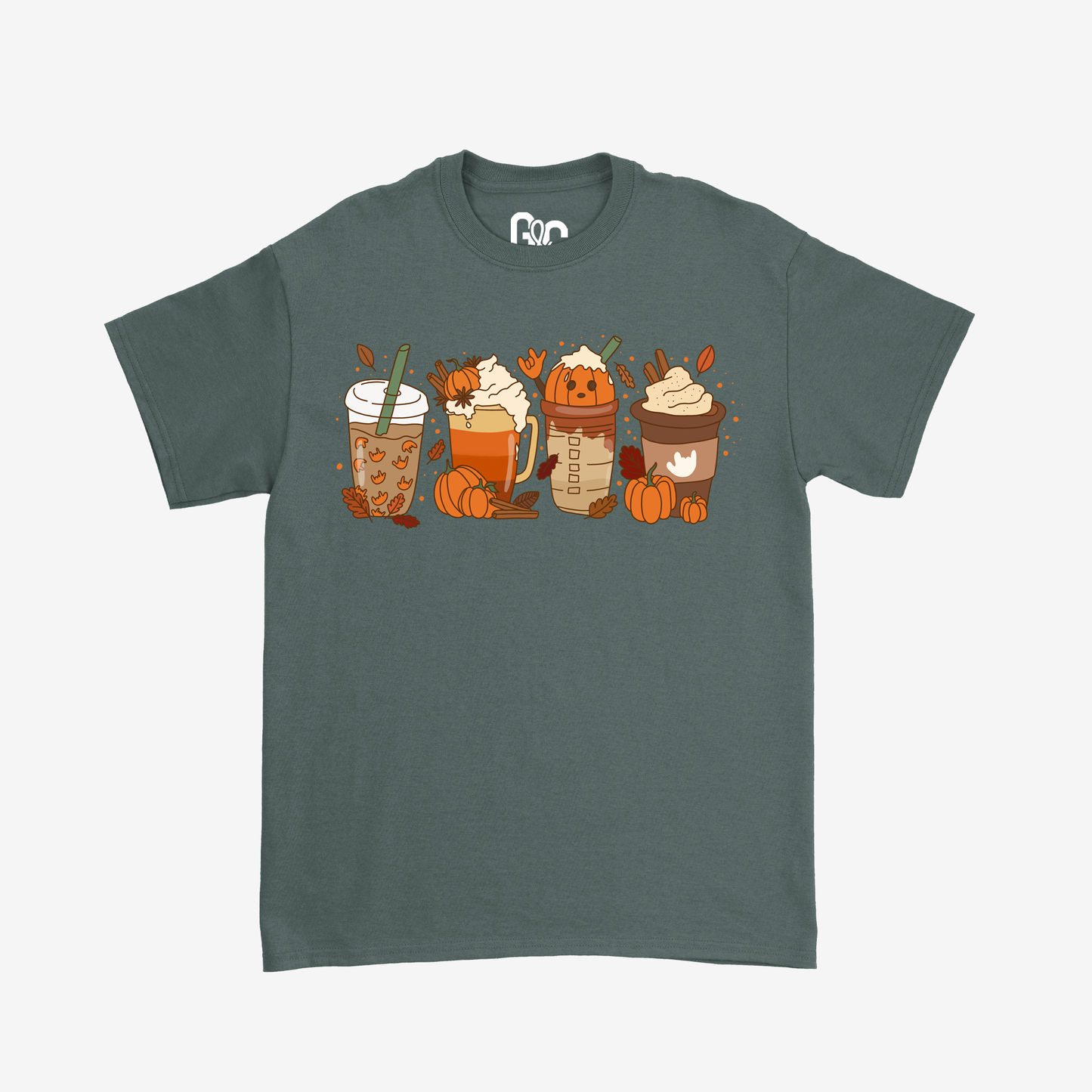 Fall Coffee Latte Tee