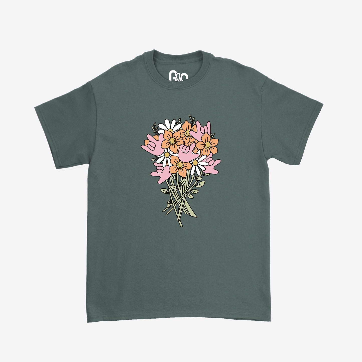 ILY Flower Tee