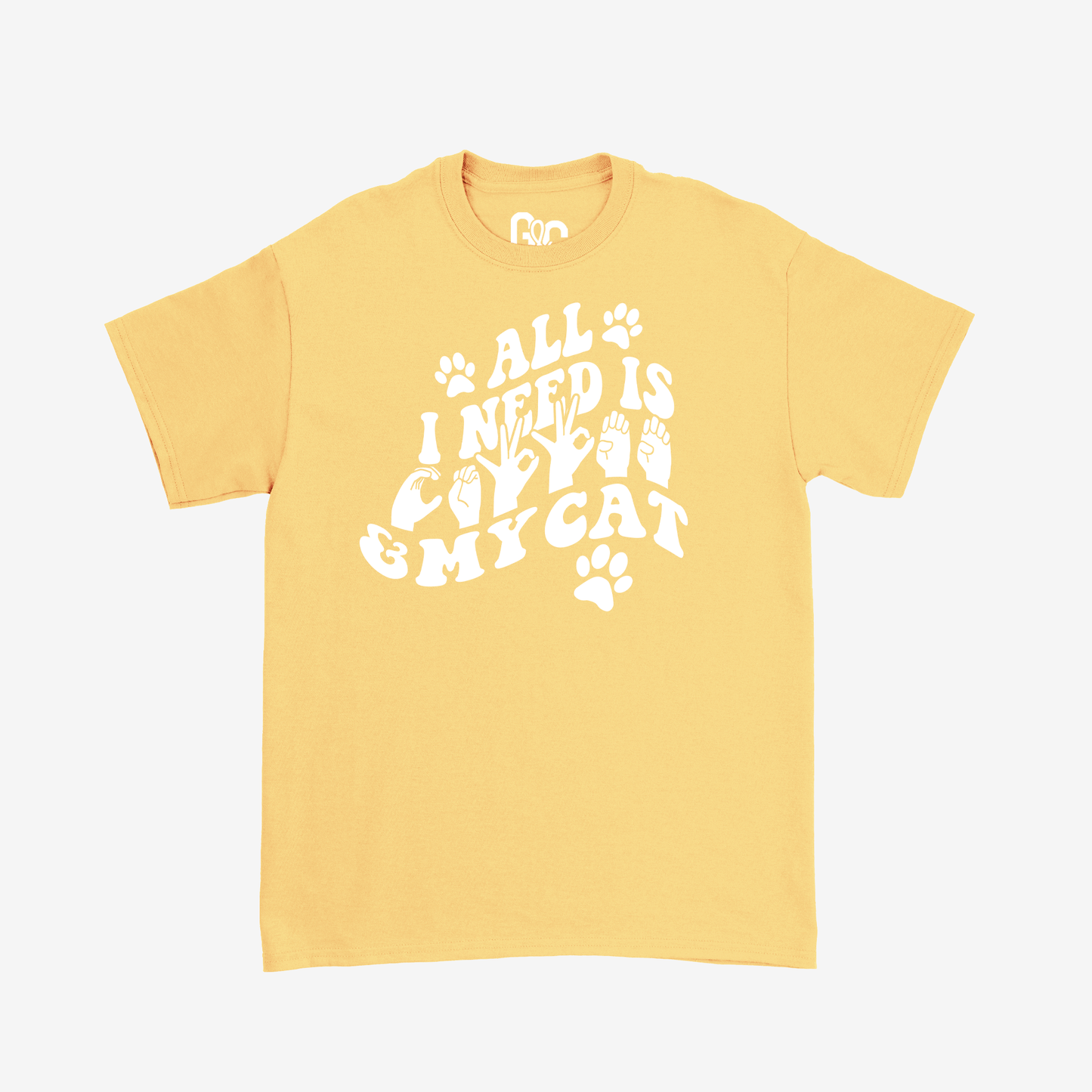 All I Need is Coffee & My Cat Tee
