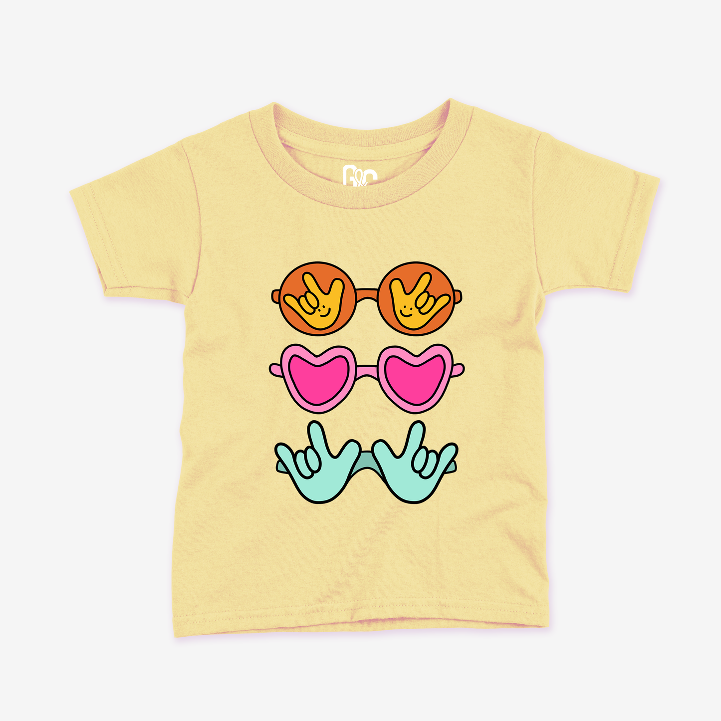 Summer Sunglass ILY Toddler Tee