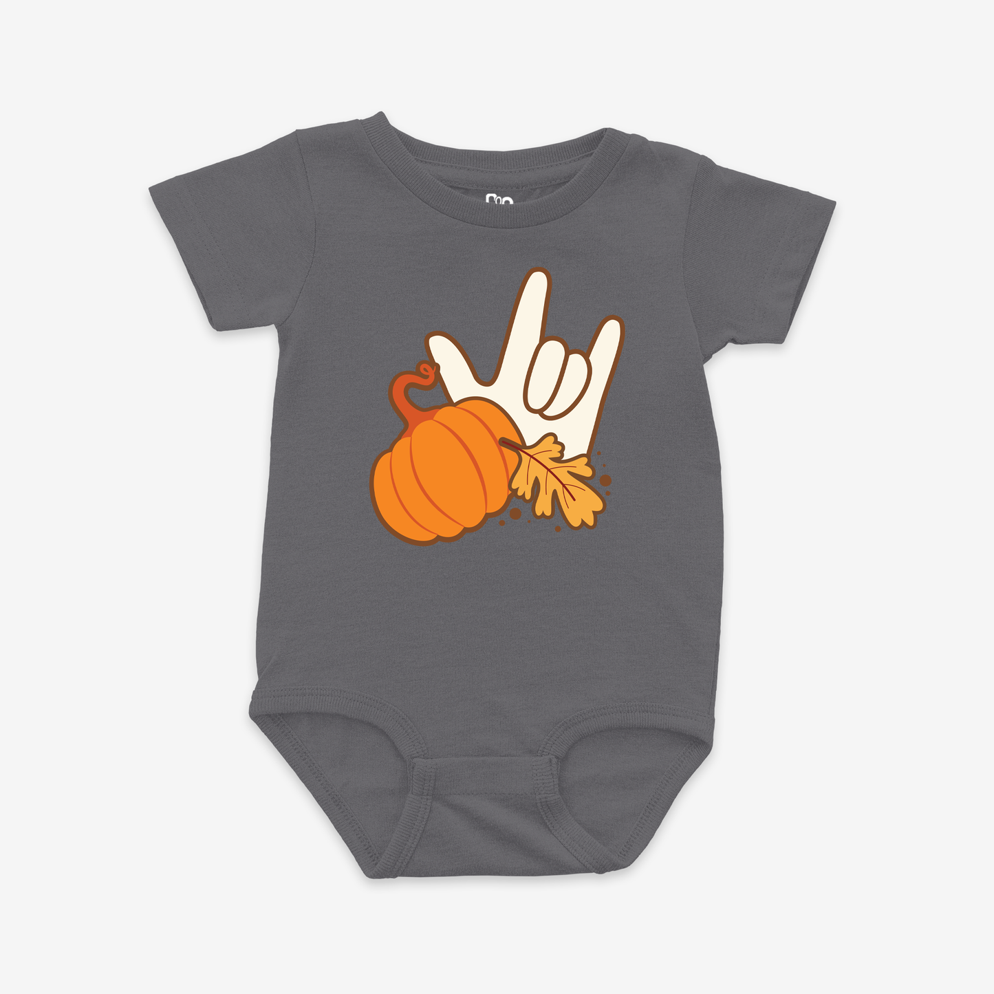 Pumpkin & ILY Onesie Tee