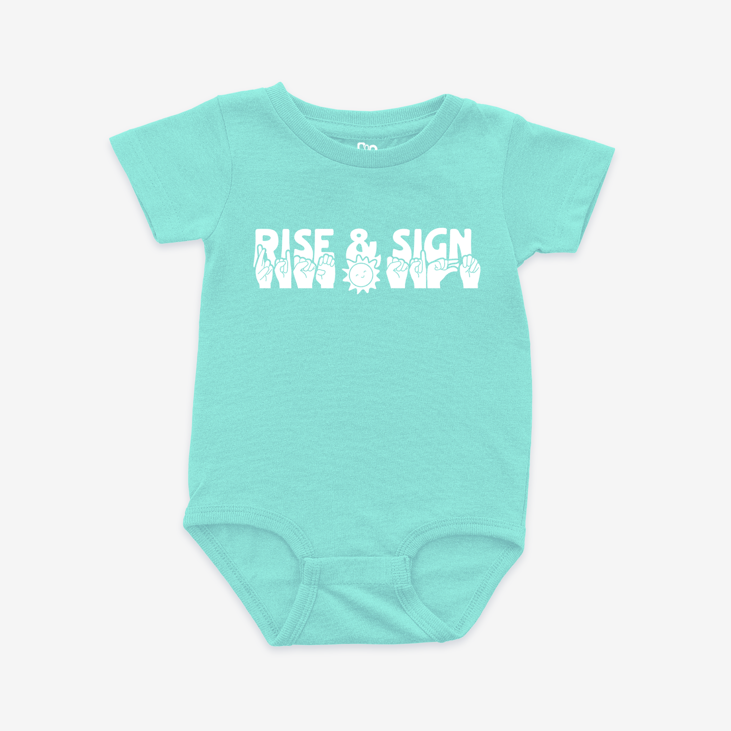 Rise & Sign Onesie Tee