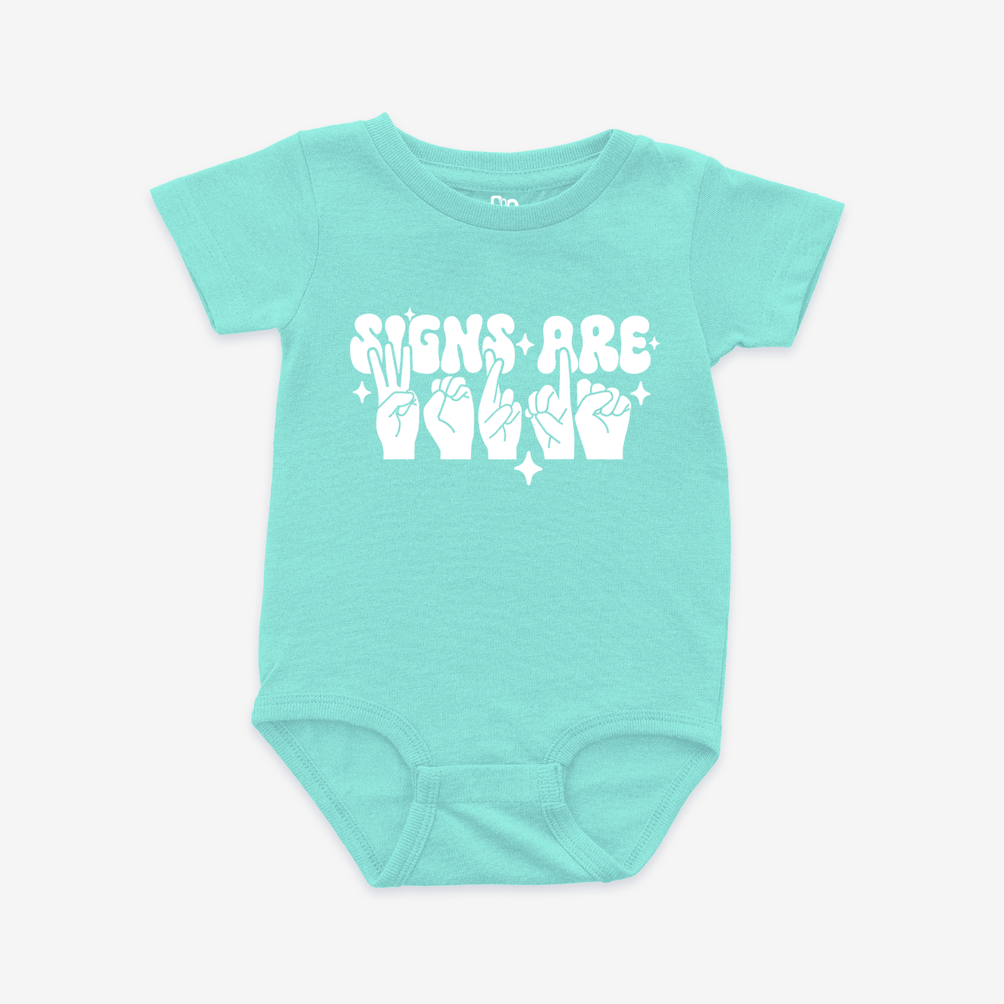 Sign Are Words Onesie Tee