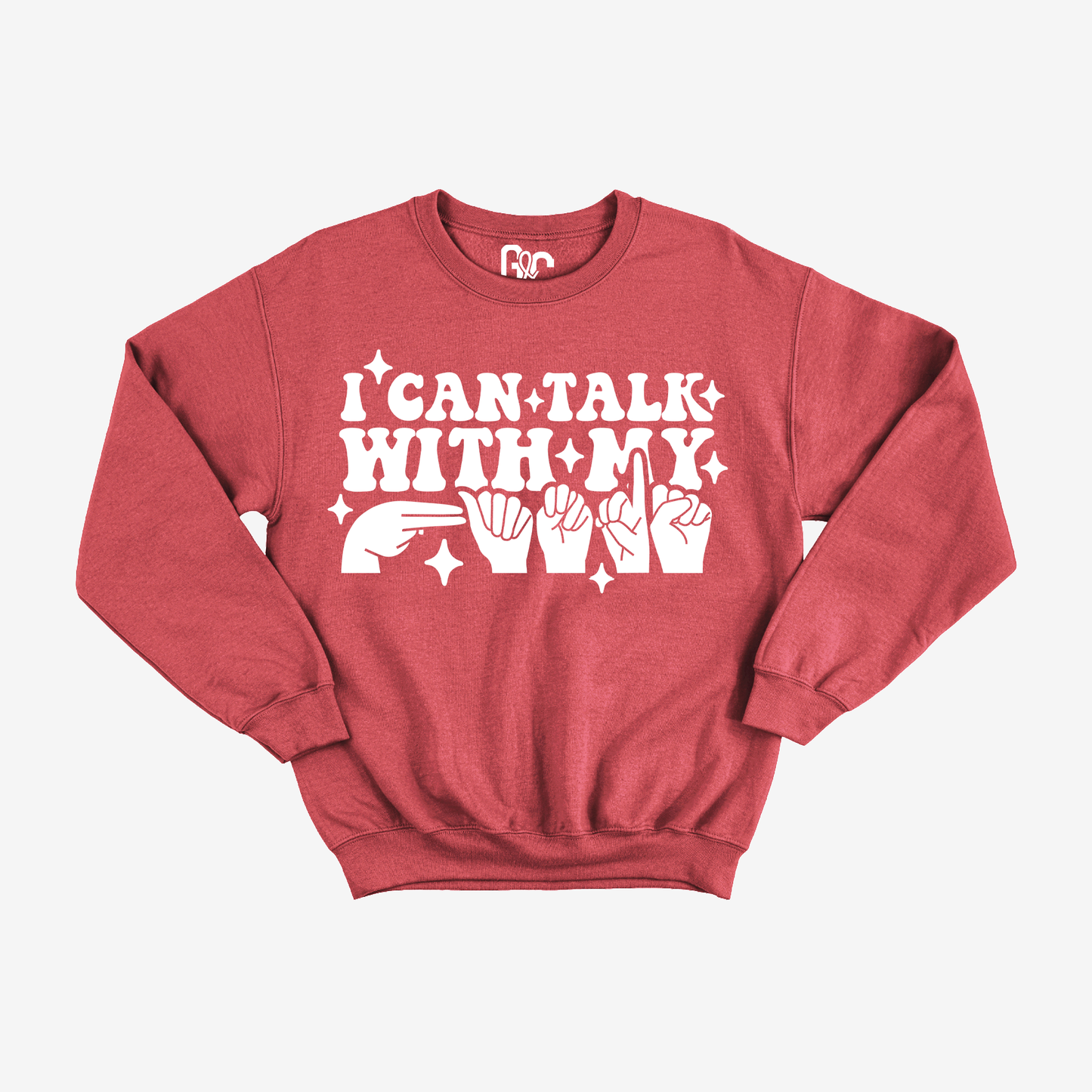 I Can Talk My Hand Crewneck