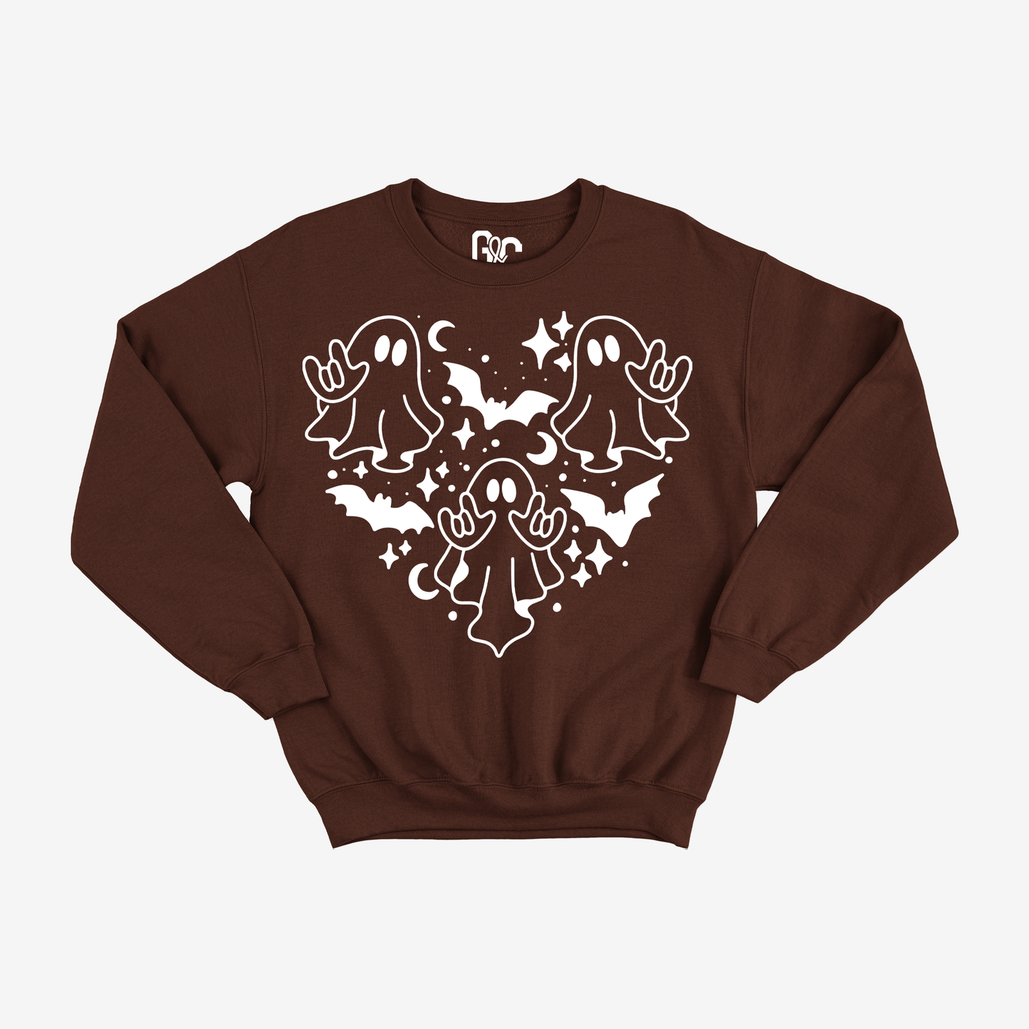 Ghostly Heart ILY Crewneck