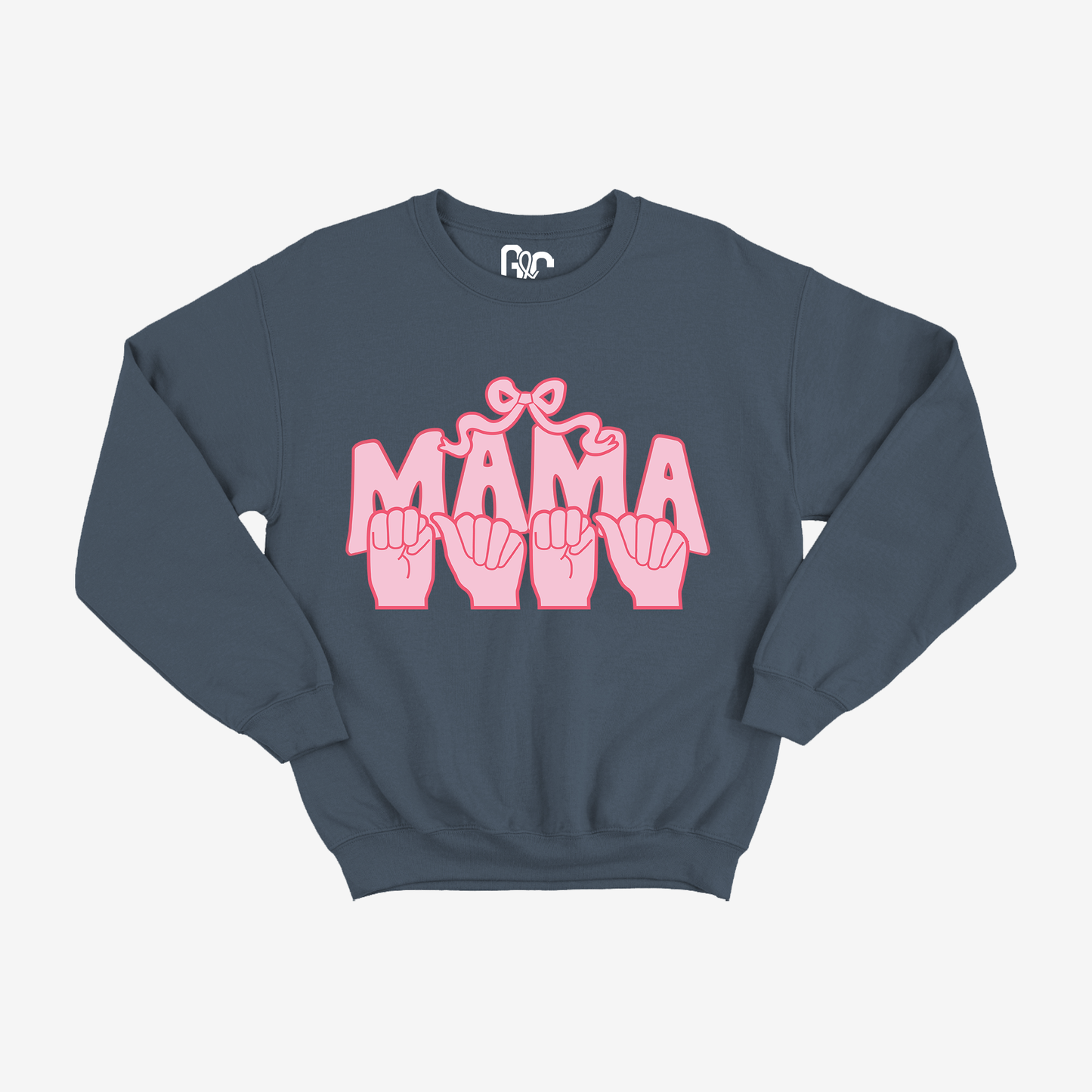 Pink Coquette Mama Crewneck