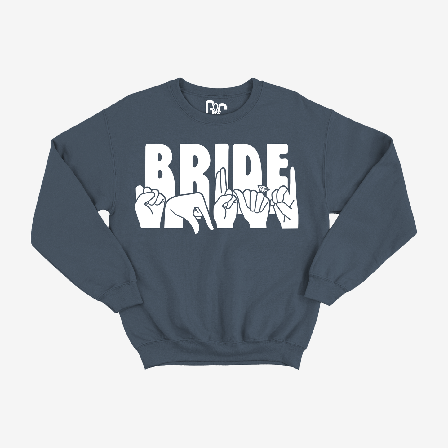 Bride Squad Dimond Crewneck