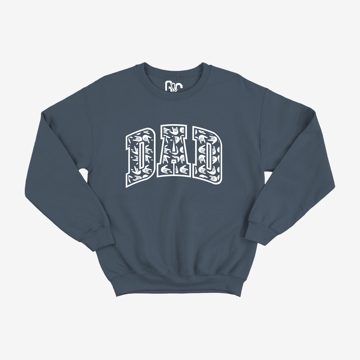 Dad Varsity ILY Crewneck