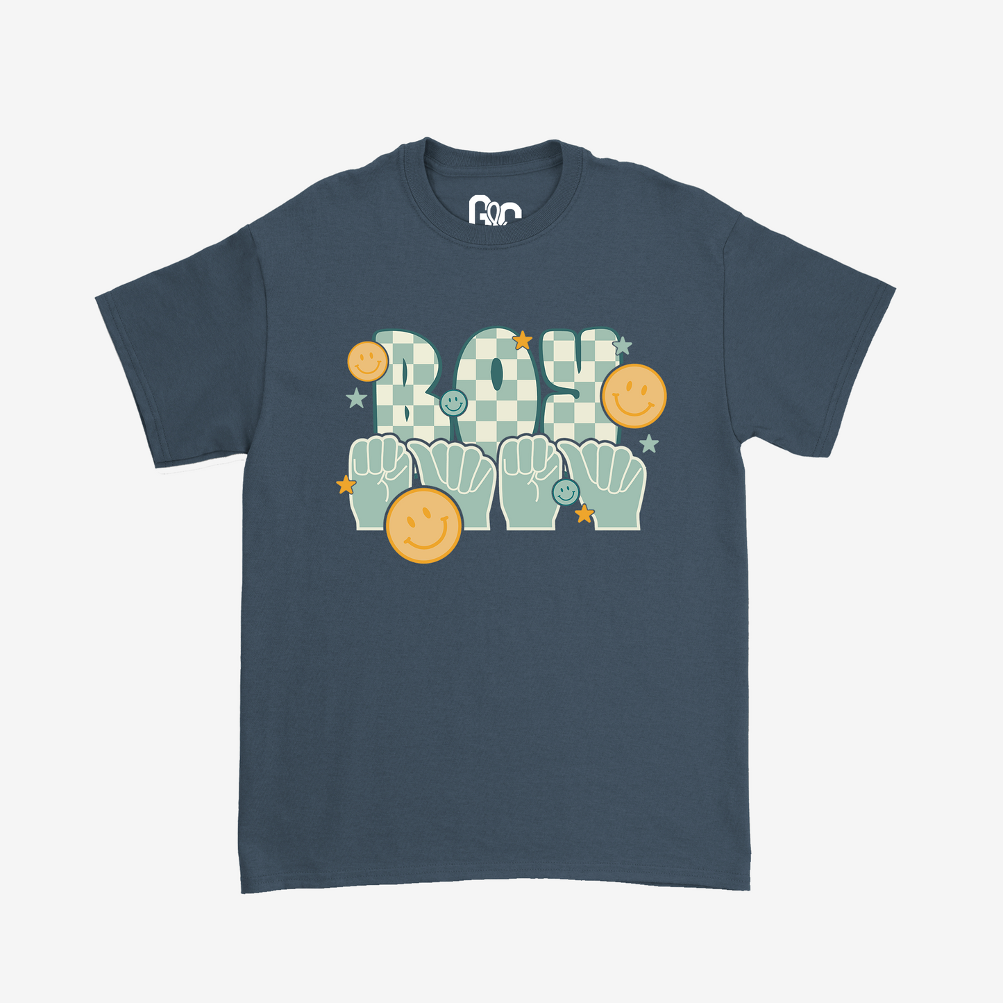 Retro Boy Mama Tee