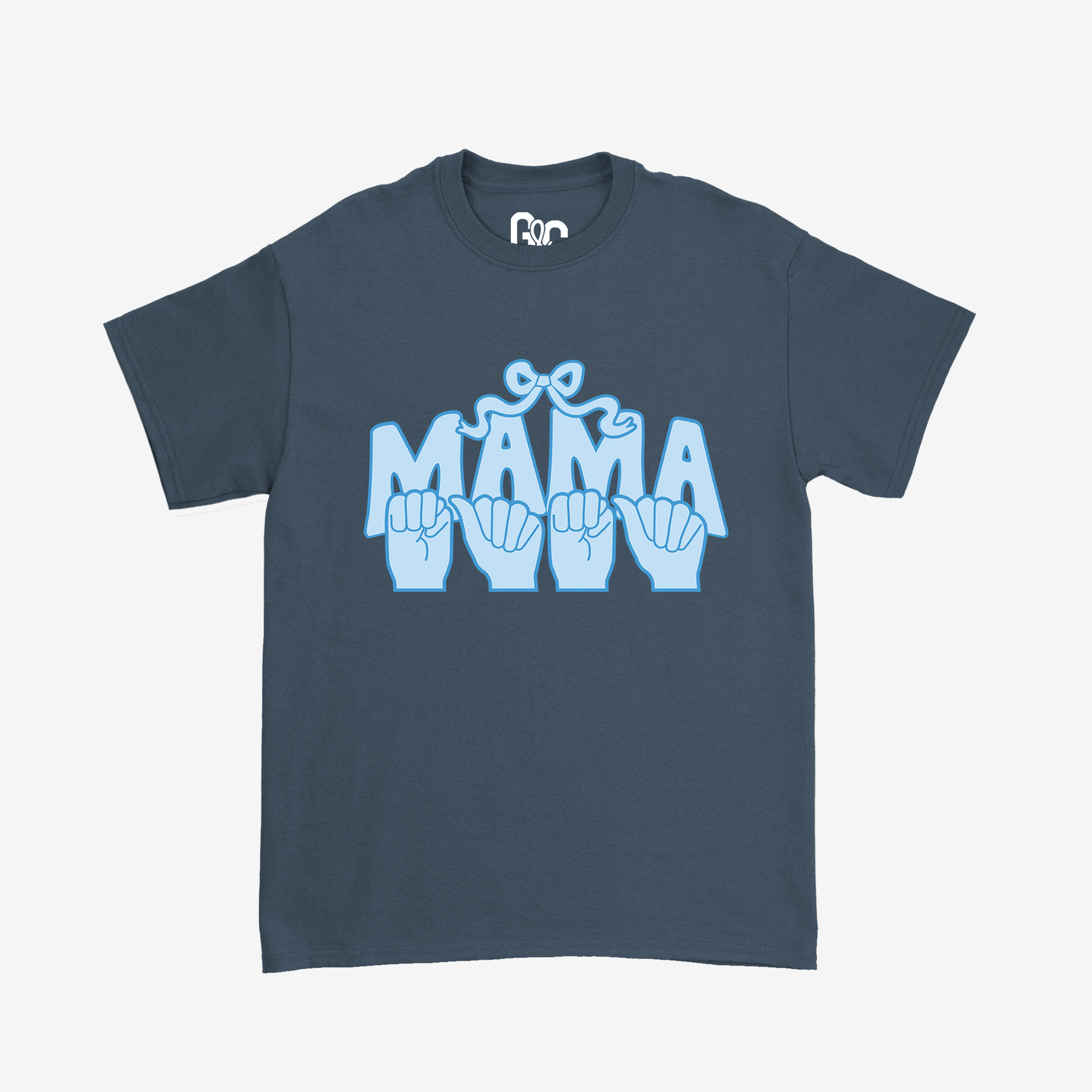 Blue Coquette Mama Tee