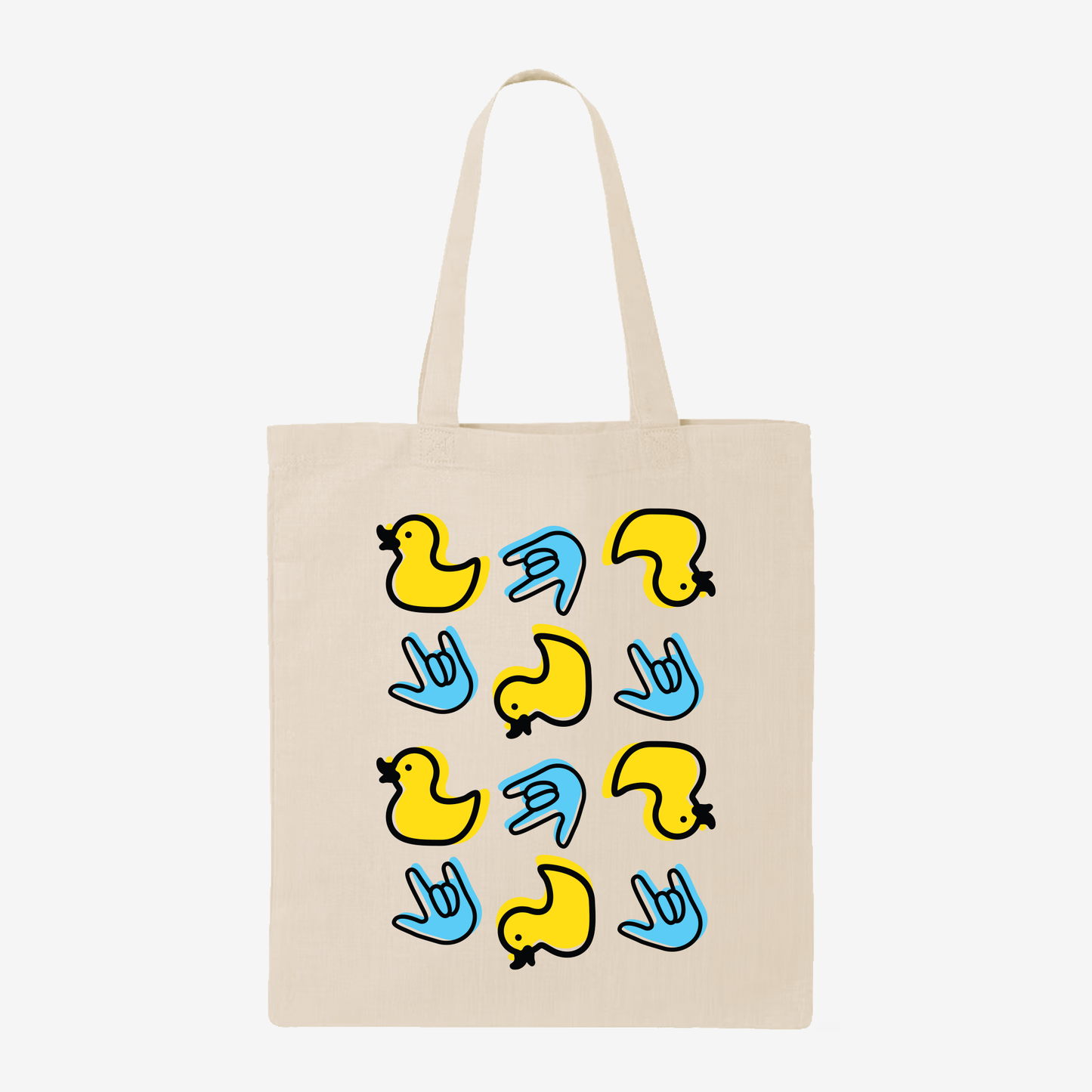 Duck ILY Tote Bag