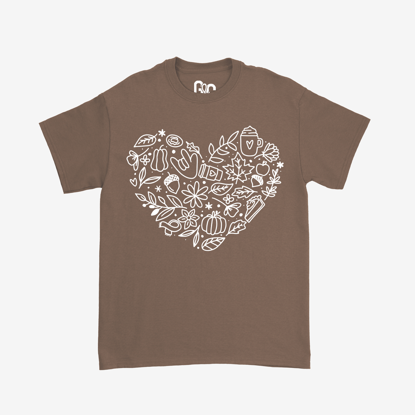 Autumn Heart Doodle Tee