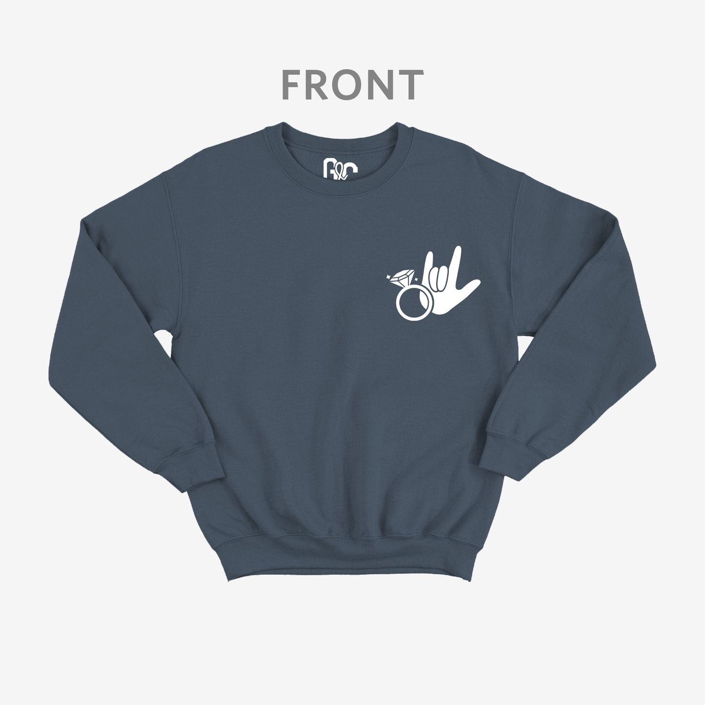 Here comes the bride Crewneck