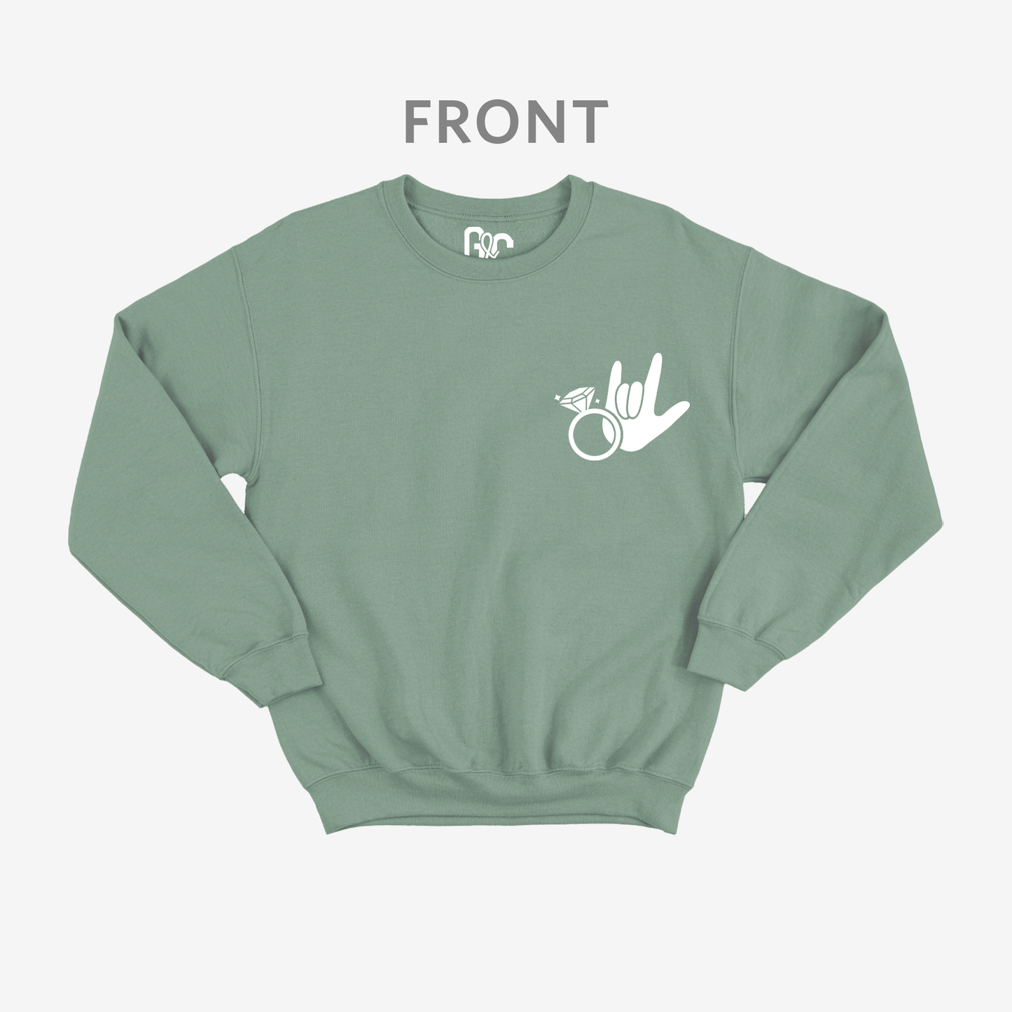Here comes the bride Crewneck